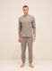 Pantaloni del pigiama in cotone con coulisse uomo_0