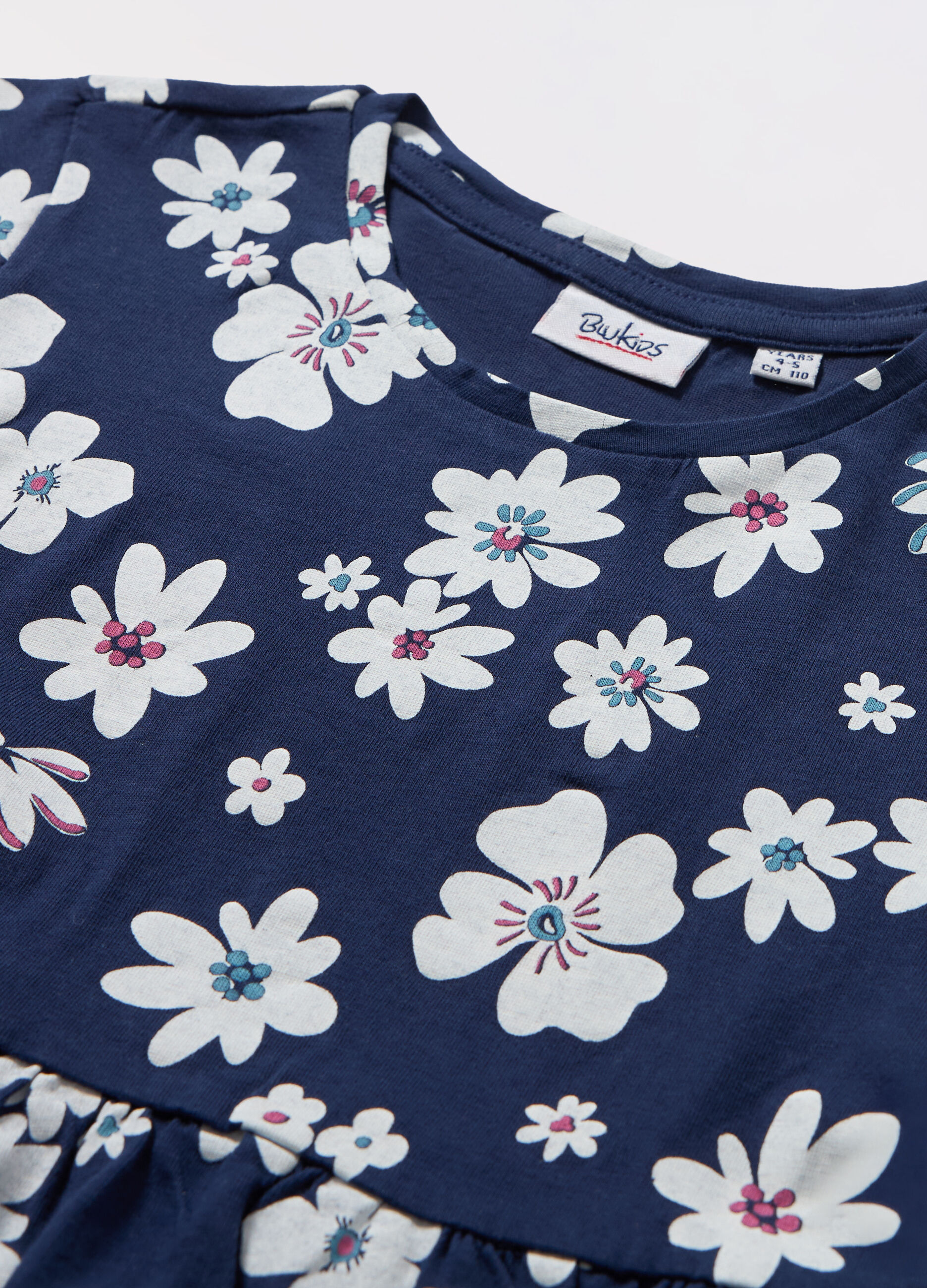 Vestito in jersey di puro cotone bambina_1