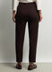 Pantalone Comfort Fit in Punto Milano misto viscosa stretch donna _2