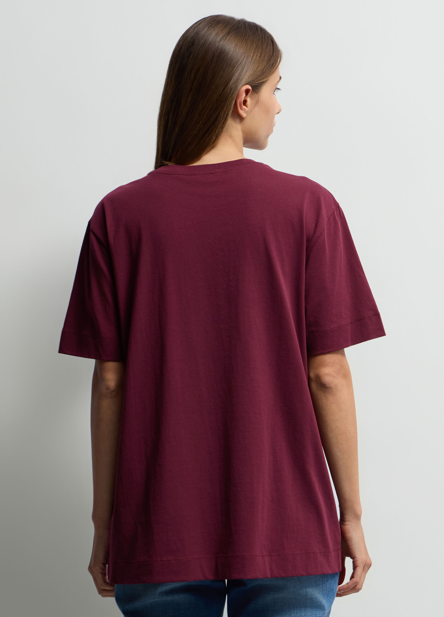 T-shirt girocollo Fit Over donna_1