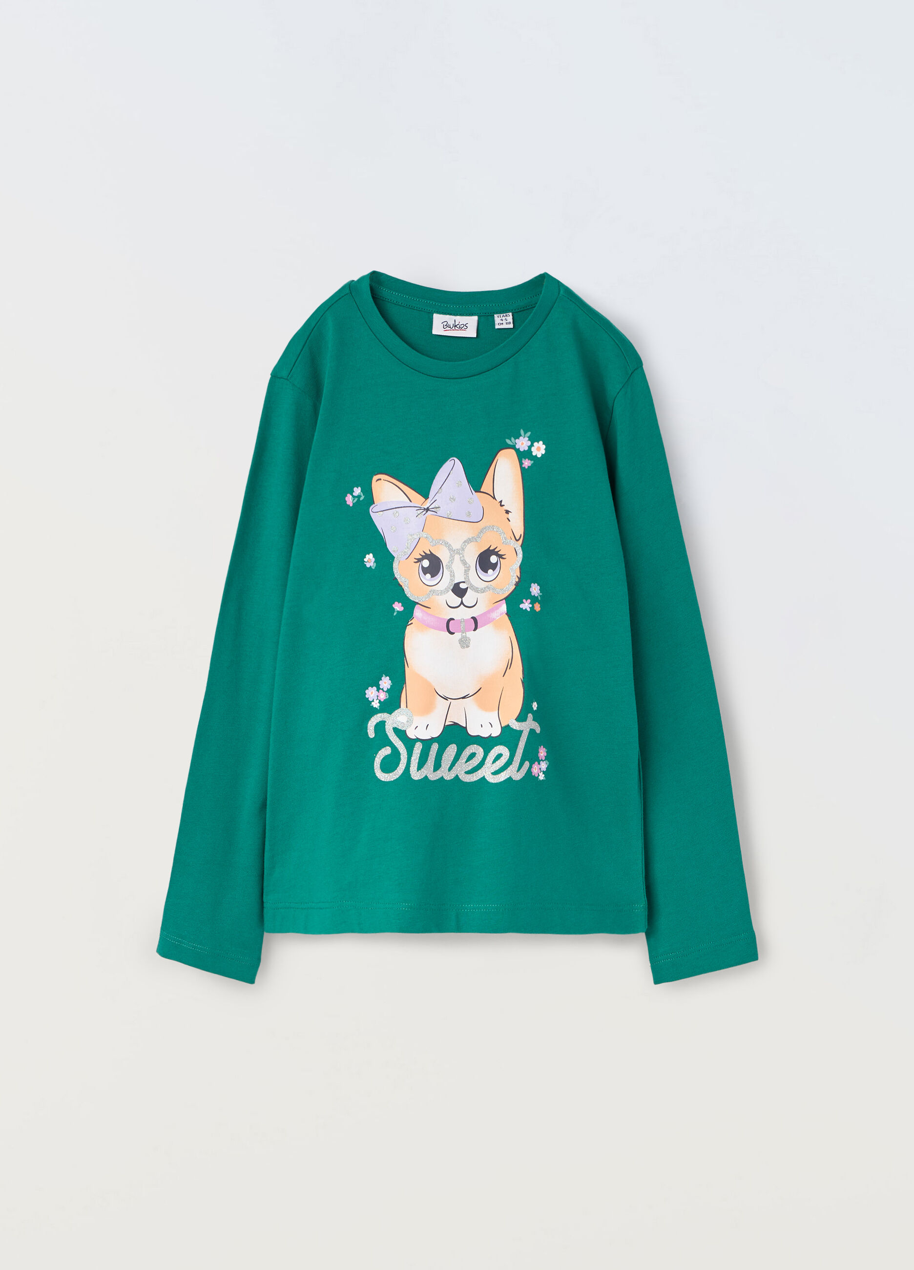 T-shirt in puro cotone bambina_0