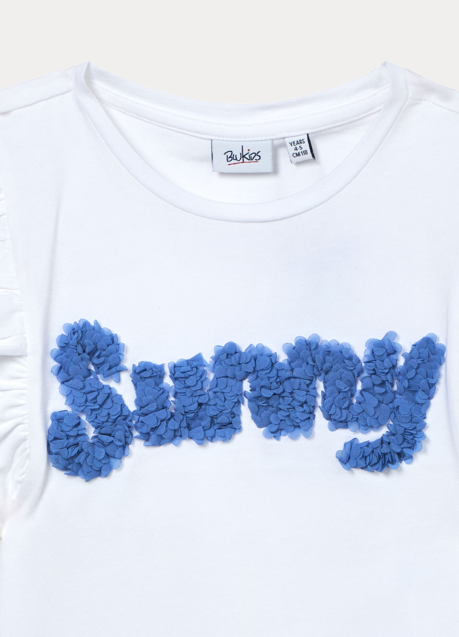 T-shirt in jersey di cotone stretch bambina_2