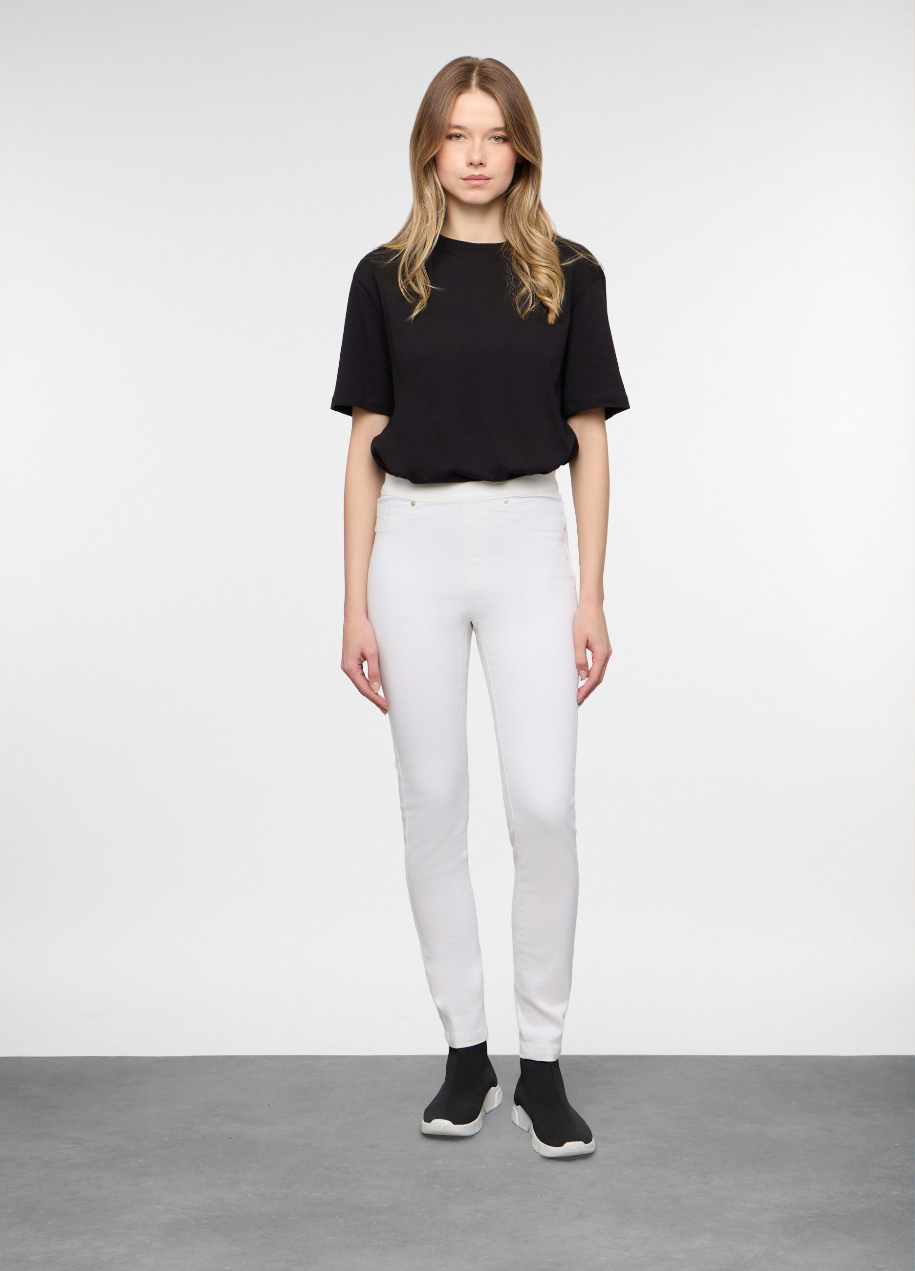 Jegging skinny cotone stretch donna _0