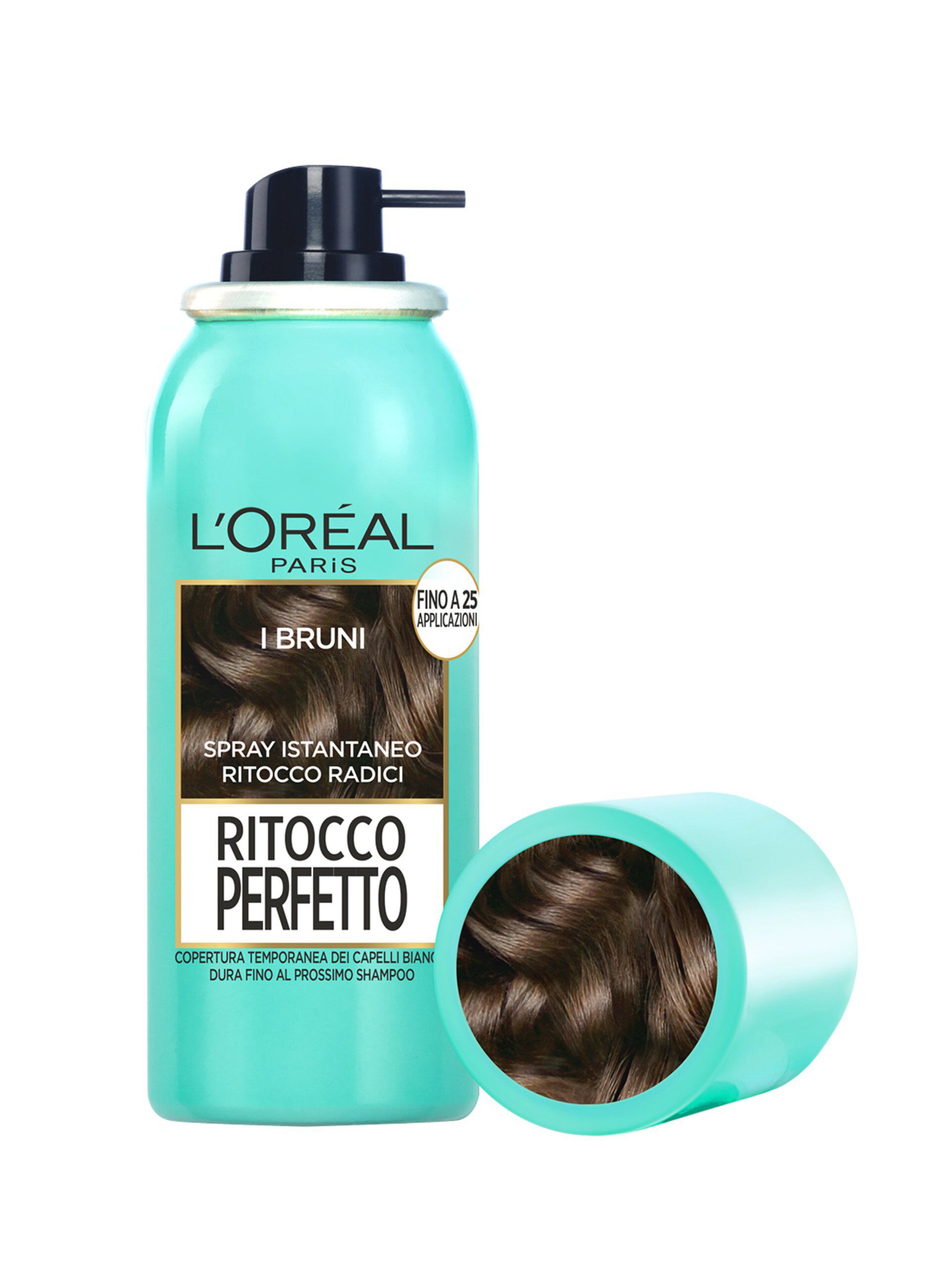 L'Oréal Paris Ritocco Perfetto, Spray Istantaneo Correttore per Radici e Capelli Bianchi, Colore: Bruno, 75 ml._1