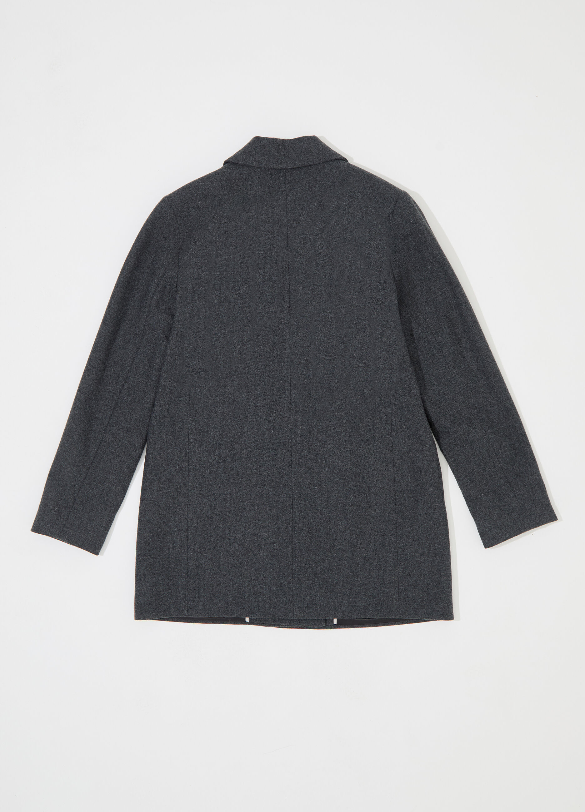 Blazer doppiopetto in misto lana donna_5