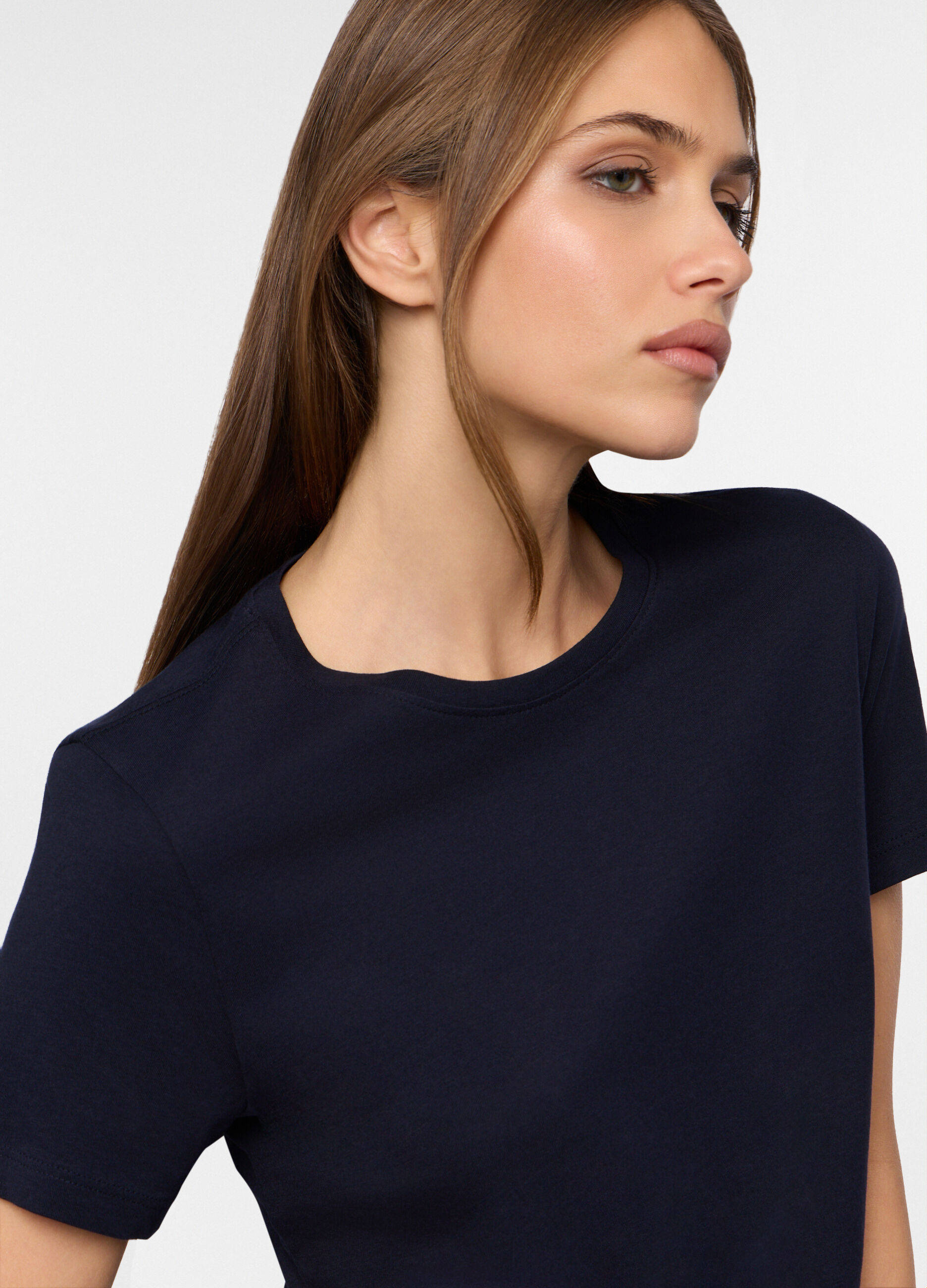 T-shirt girocollo donna_2