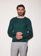 Maglione a costa piatta in cotone e modal uomo_0