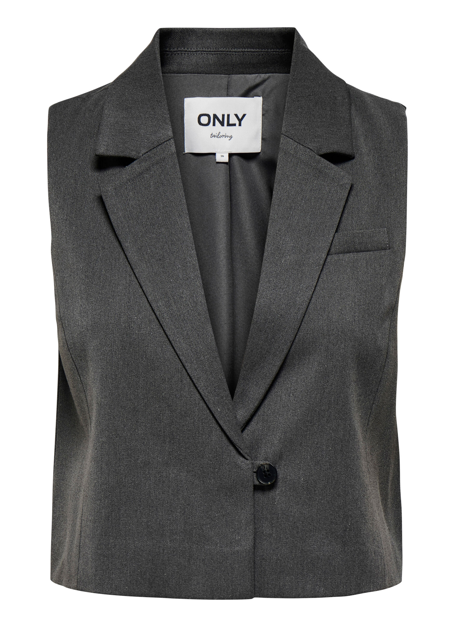 Gilet con collo reverse donna_4