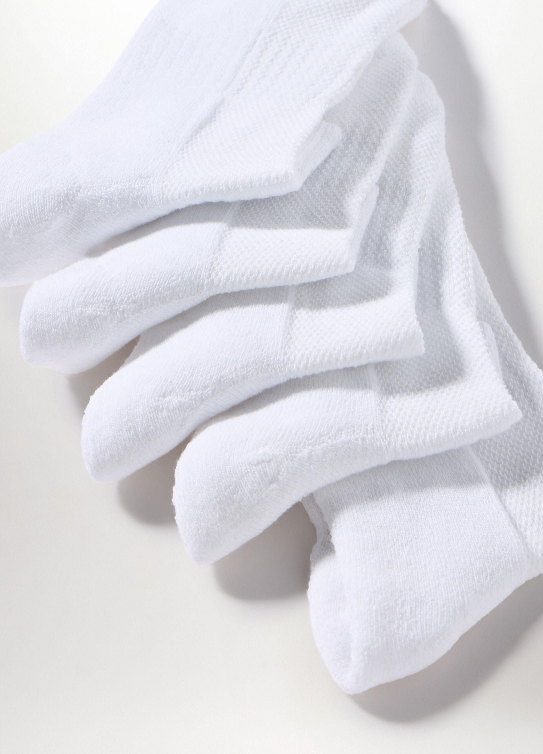 5 pack calze alla caviglia in misto cotone uomo_1