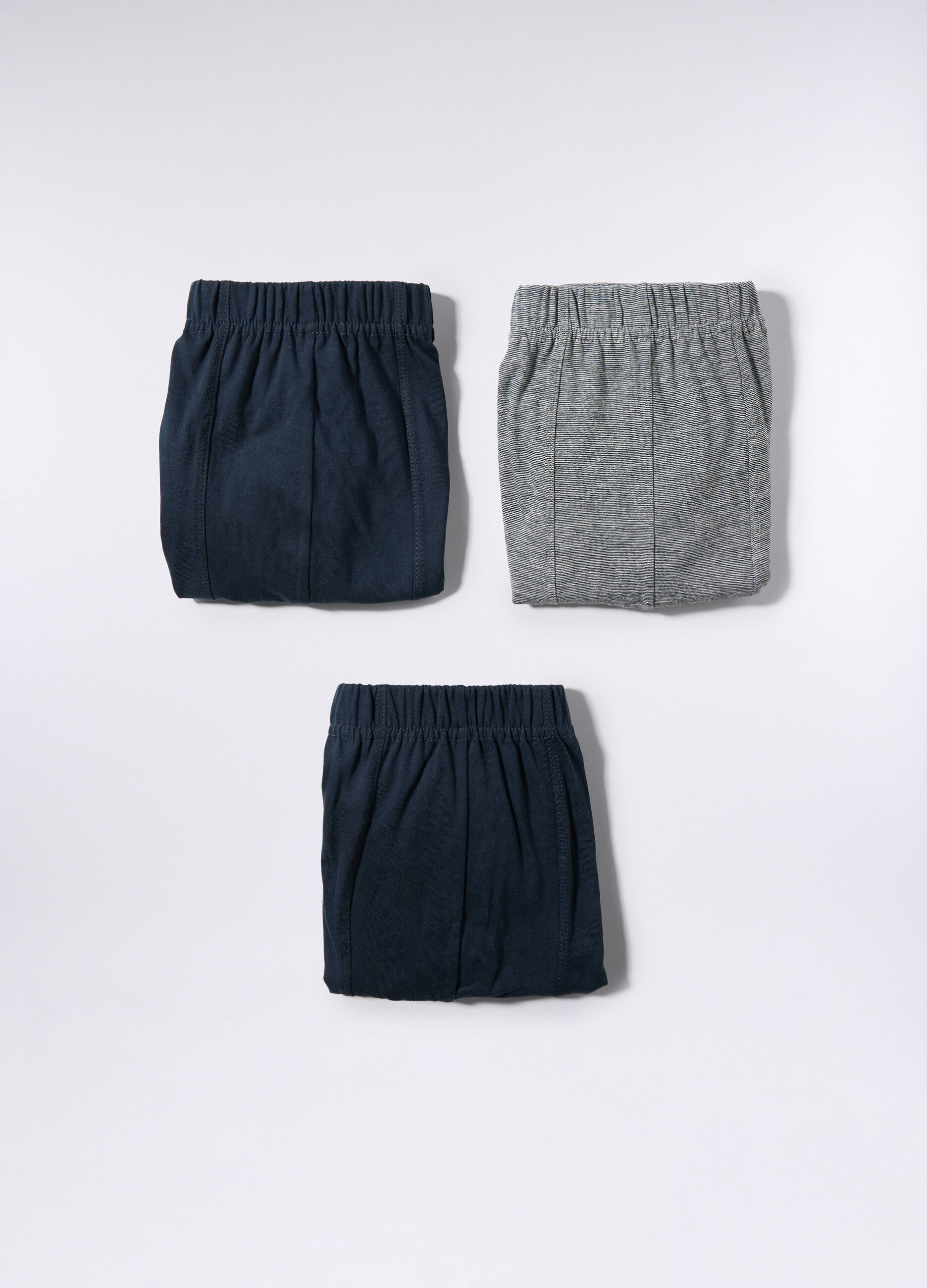 3 pack boxer in cotone con elastico uomo_1