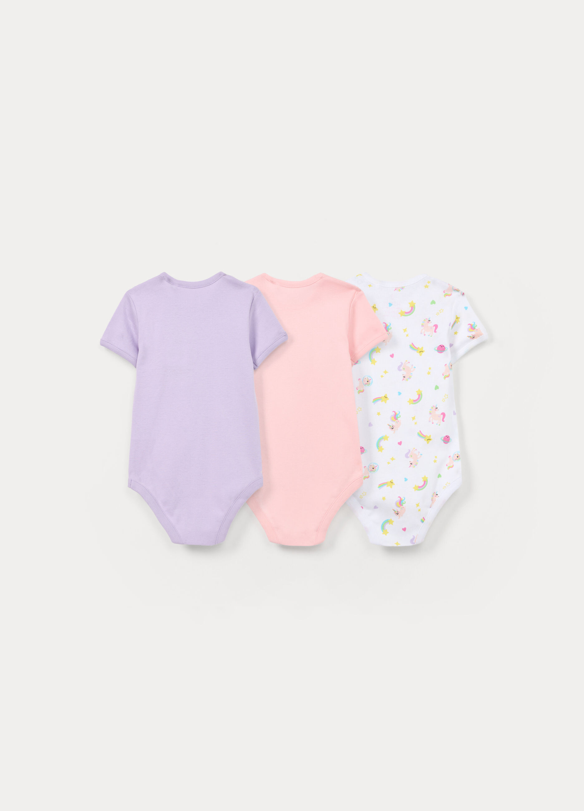 Pack 3 body in costina di puro cotone neonata_1