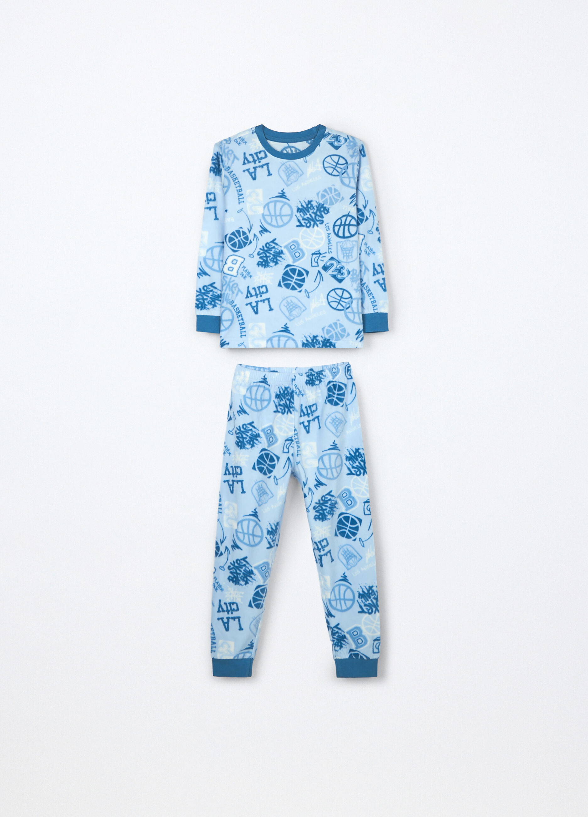 Set pigiama lungo in pile bambino_0
