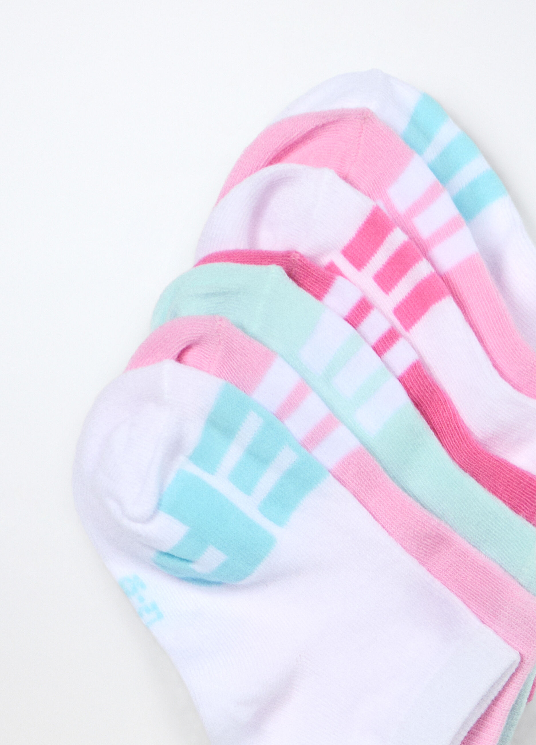 Pack 7 calze corte misto cotone bambina_2