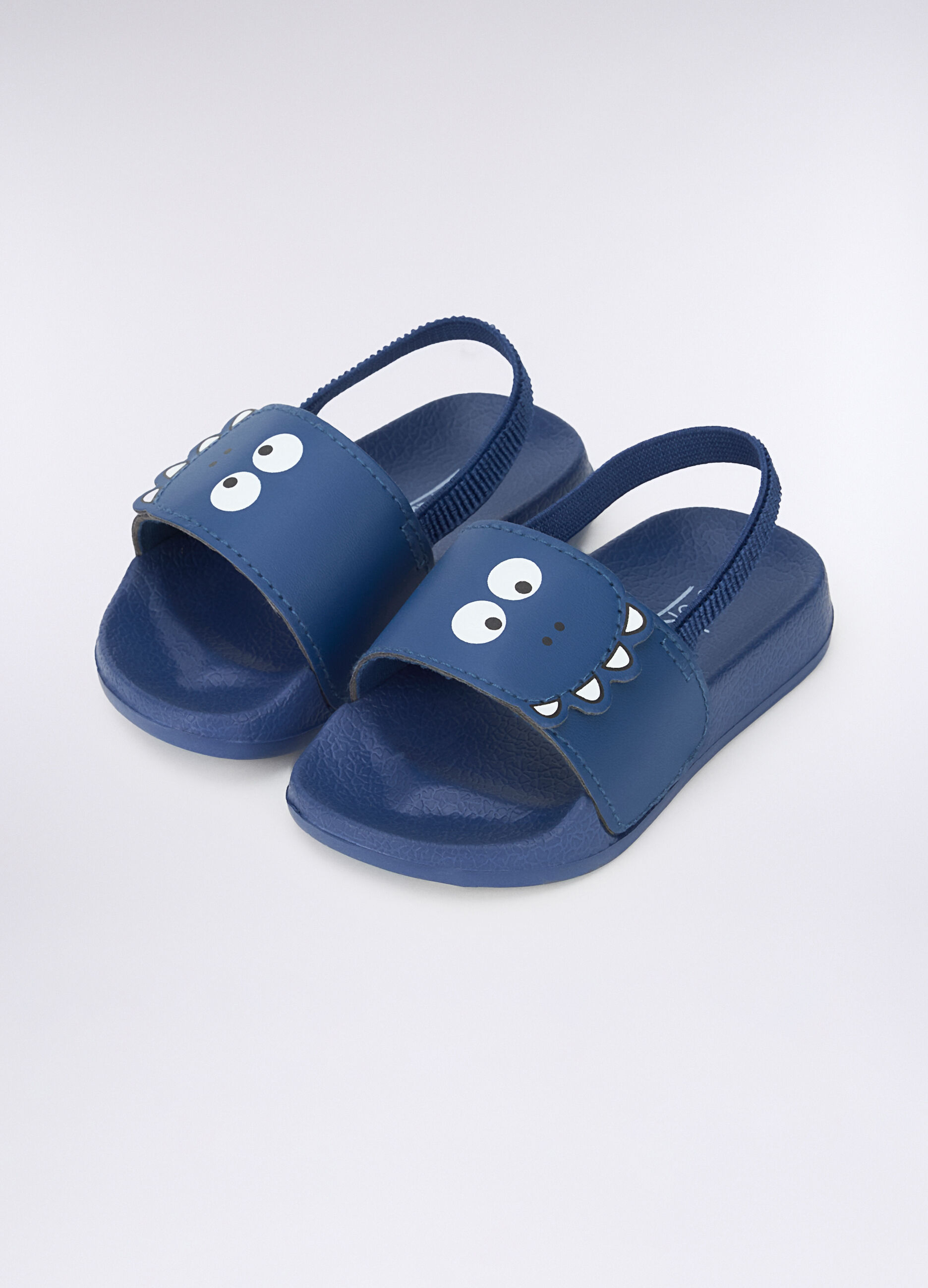 Sandali con inserto in eco pelle bambina_0