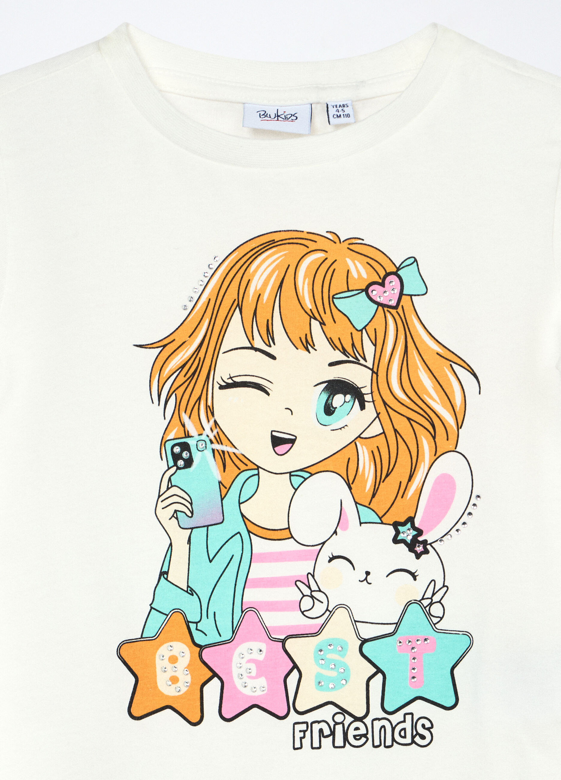 T-shirt in jersey di puro cotone bambina_2