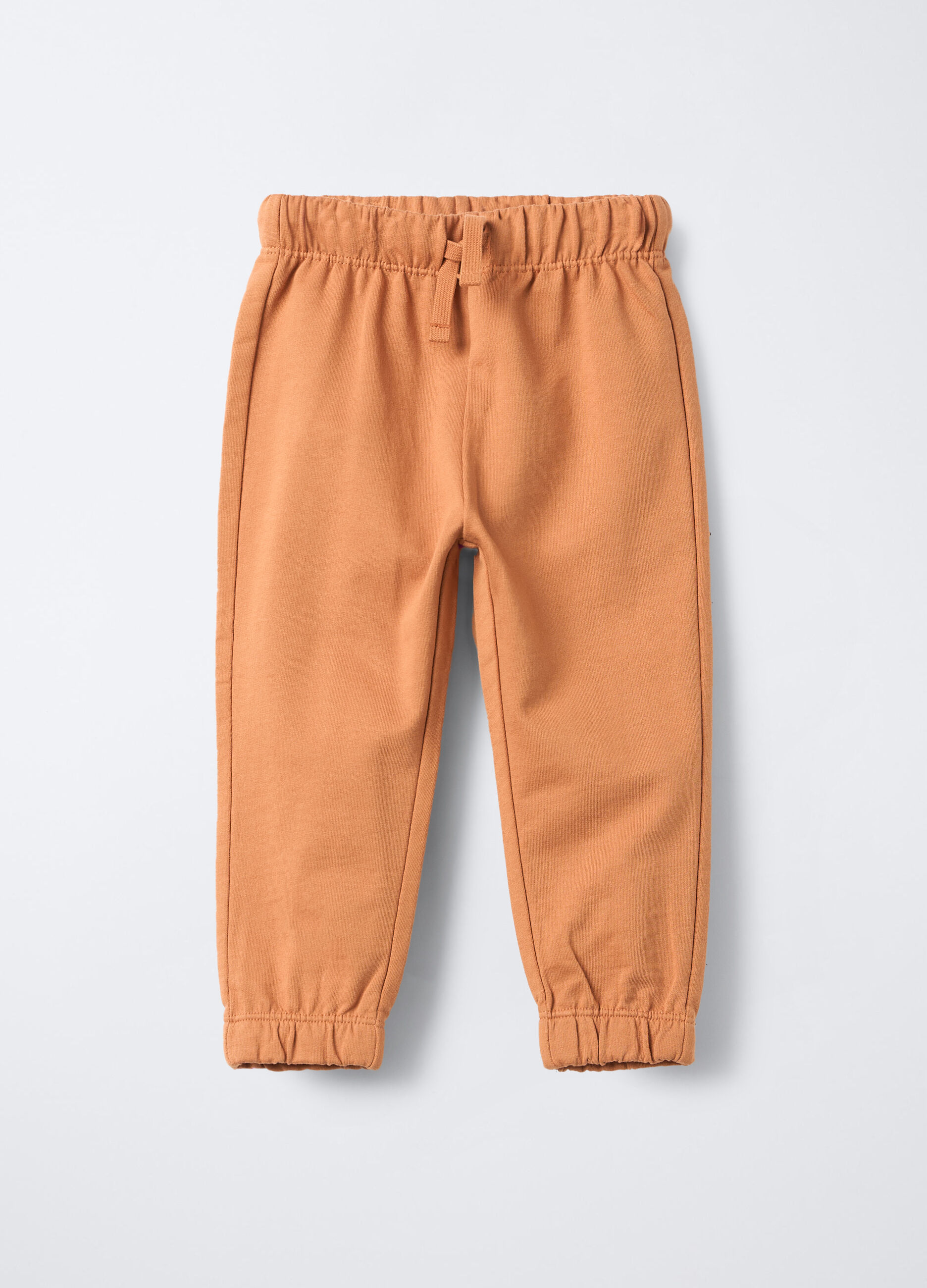Jogger in puro cotone garzato Comfort Fit bimbo_0