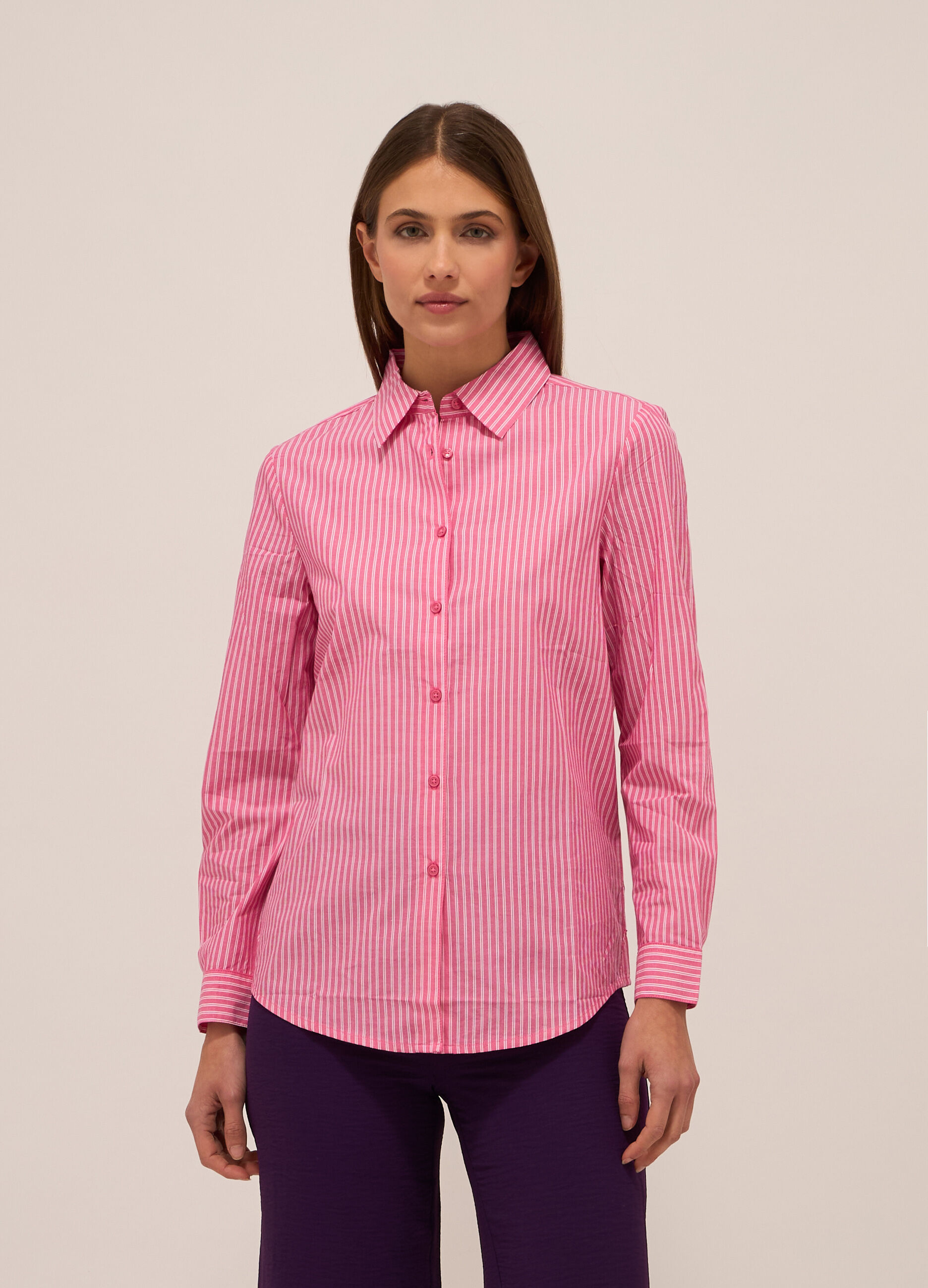 Camicia in puro cotone donna_0