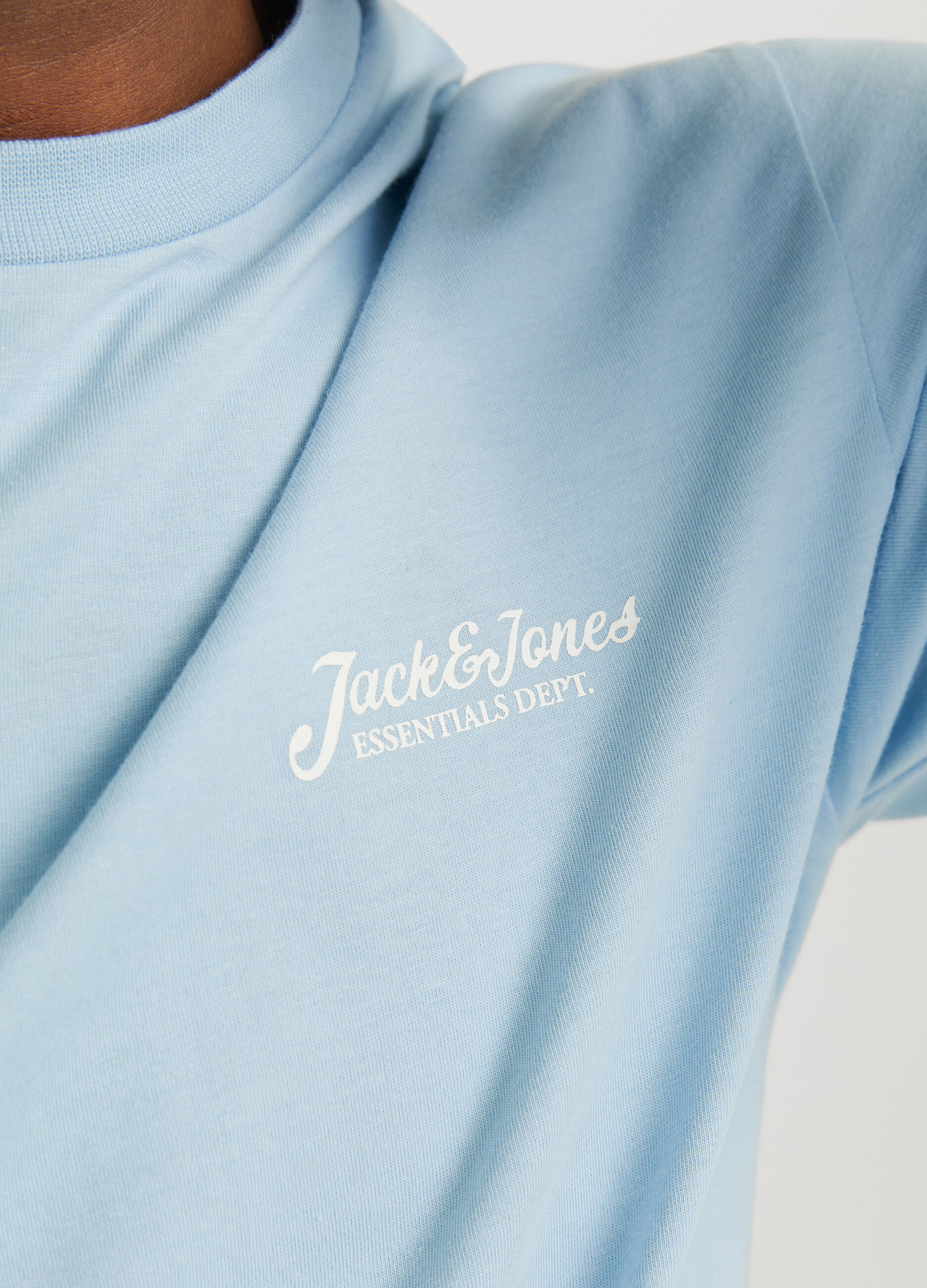 T-shirt girocollo con stampa uomo_4