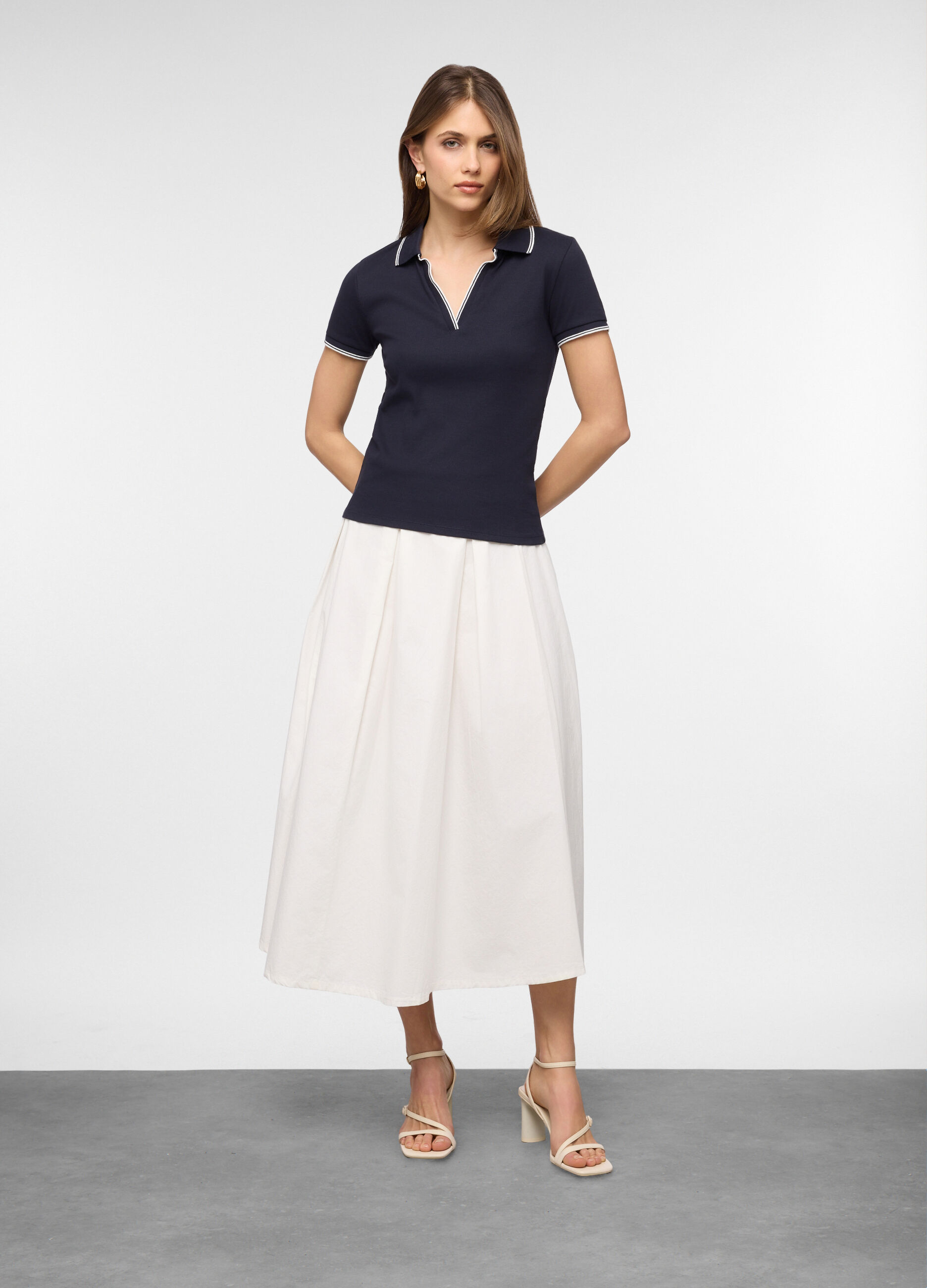 Polo in costina donna_0