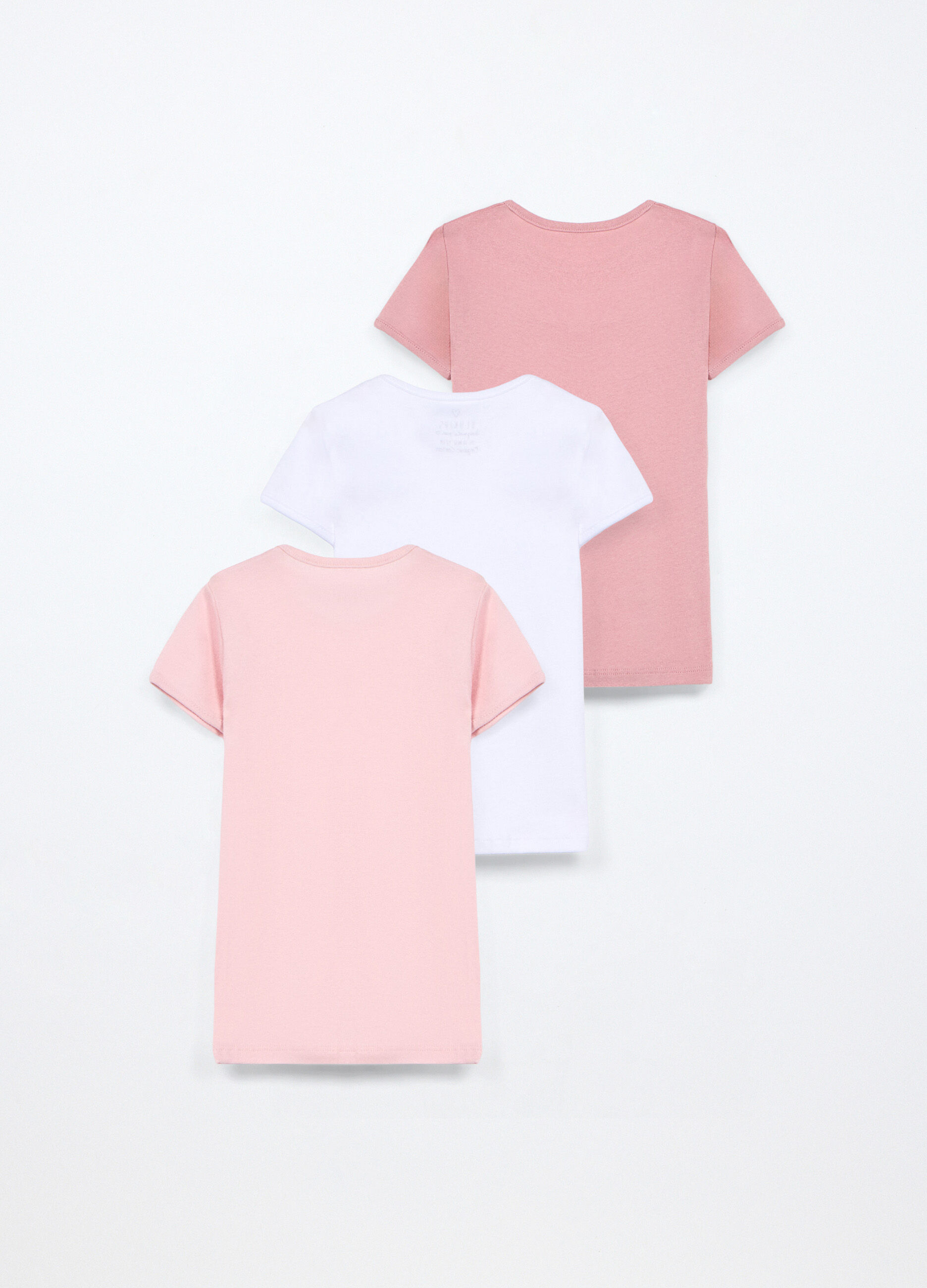 Pack 3 t-shirt intime in puro cotone organico neonata