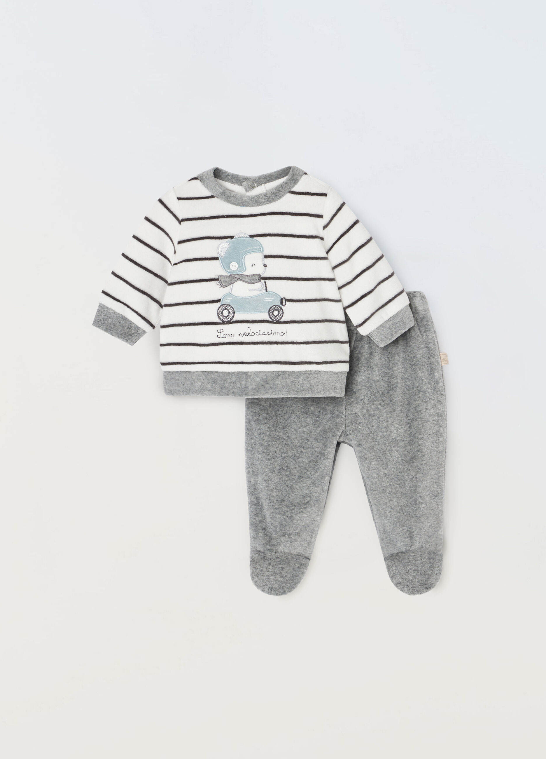 Set velour misto cotone neonato_0