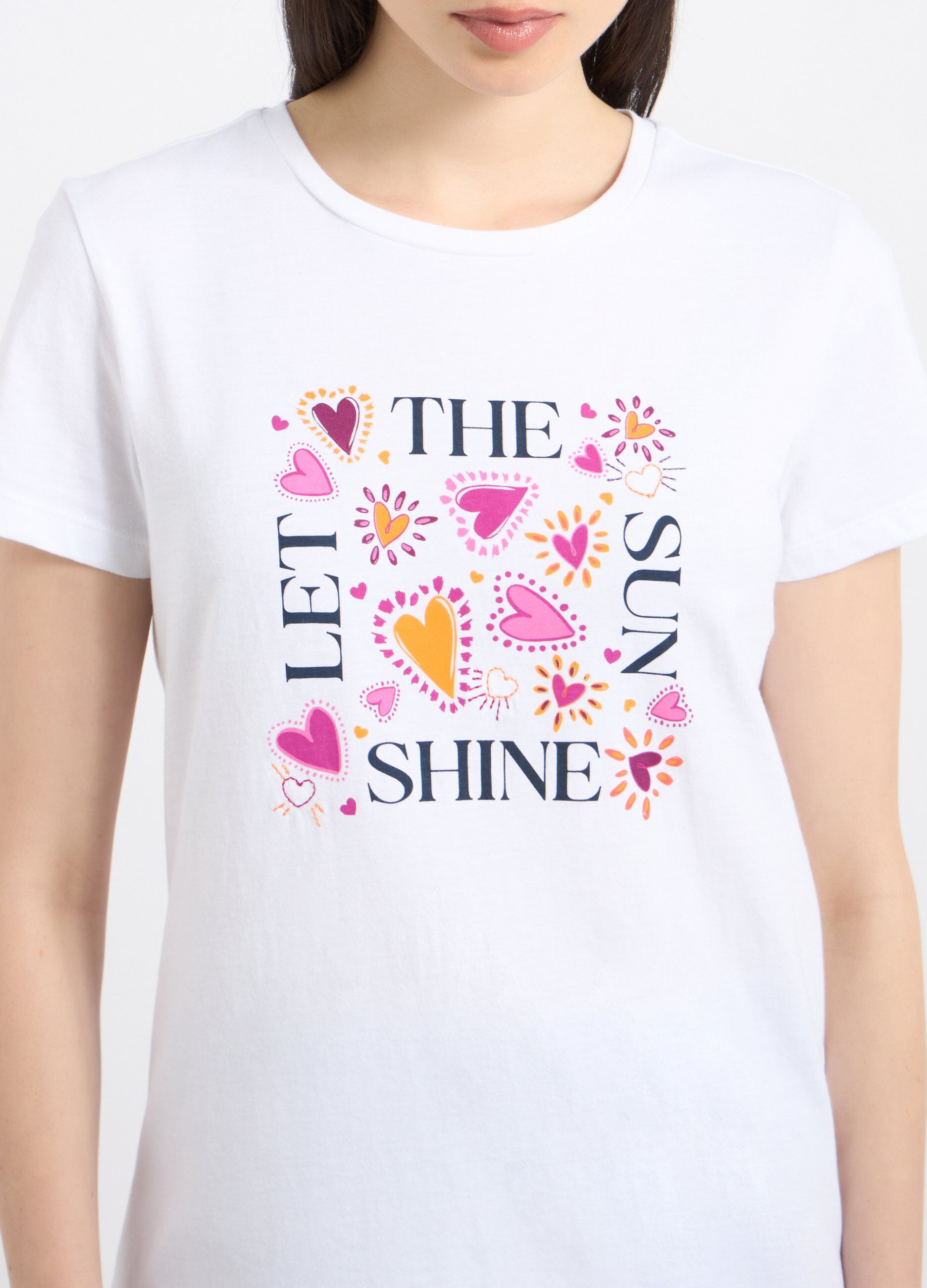 T-shirt in puro cotone donna_2