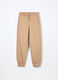 Jogger in puro cotone fleece ragazza_0