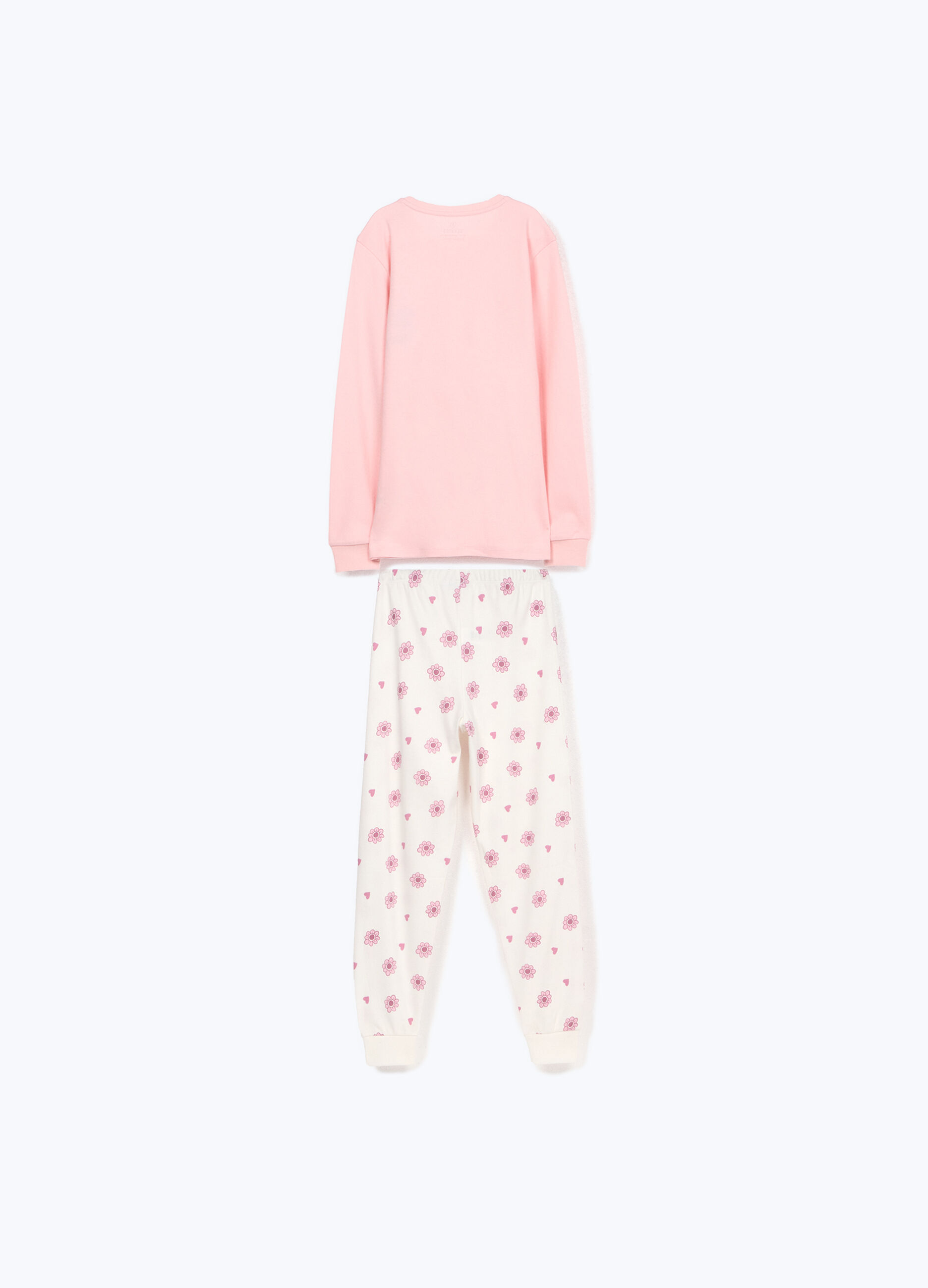 Set pigiama in interlock di puro cotone ragazza_1