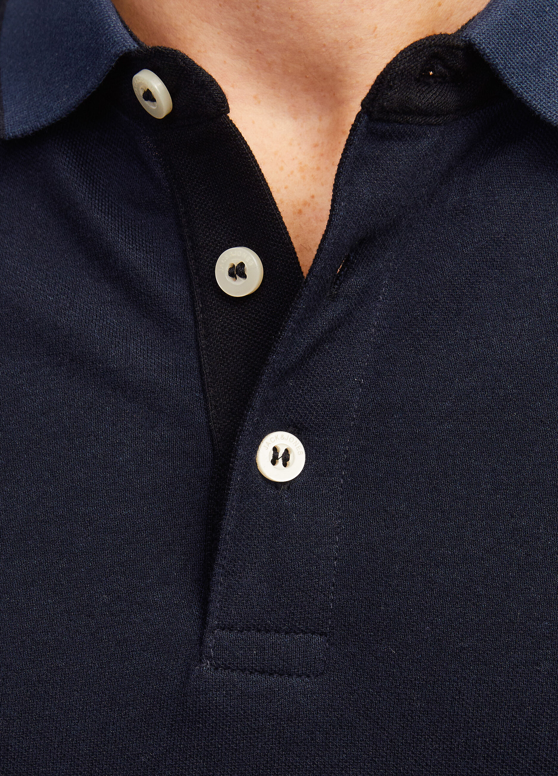 Polo slim fit con dettagli a contrasto uomo_3