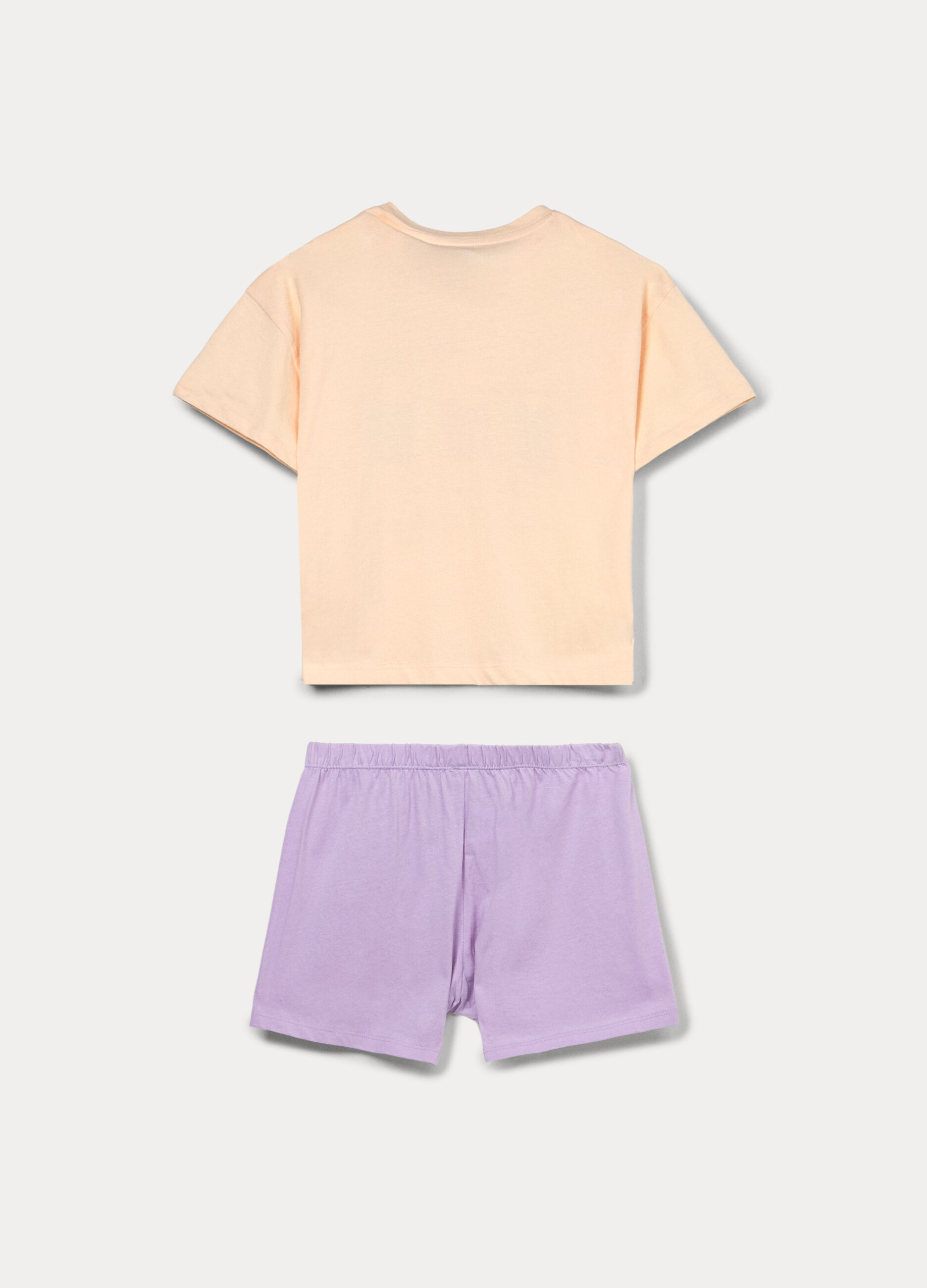 Set pigiama corto in jersey di puro cotone _1