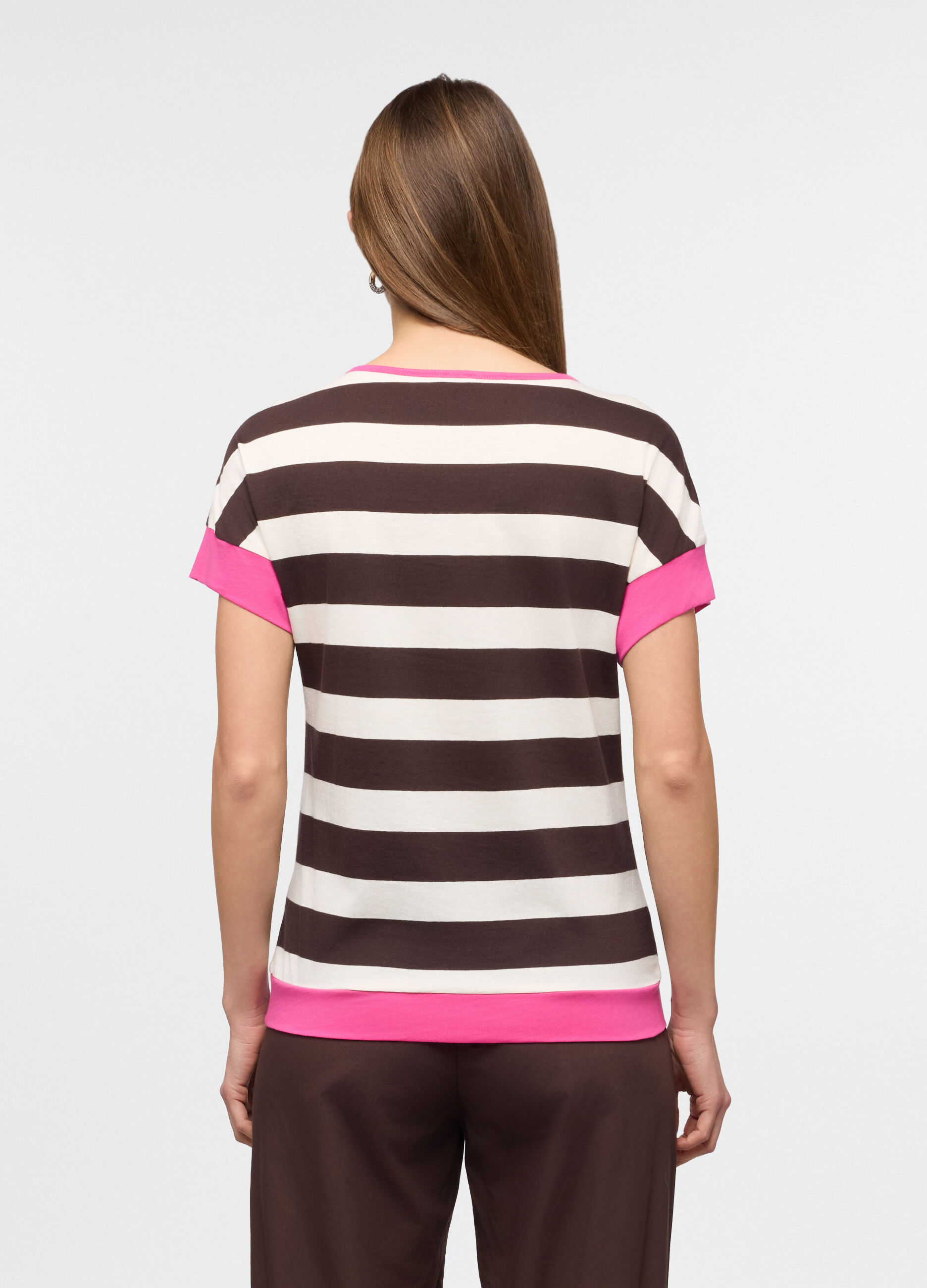 T-shirt girocollo donna_1