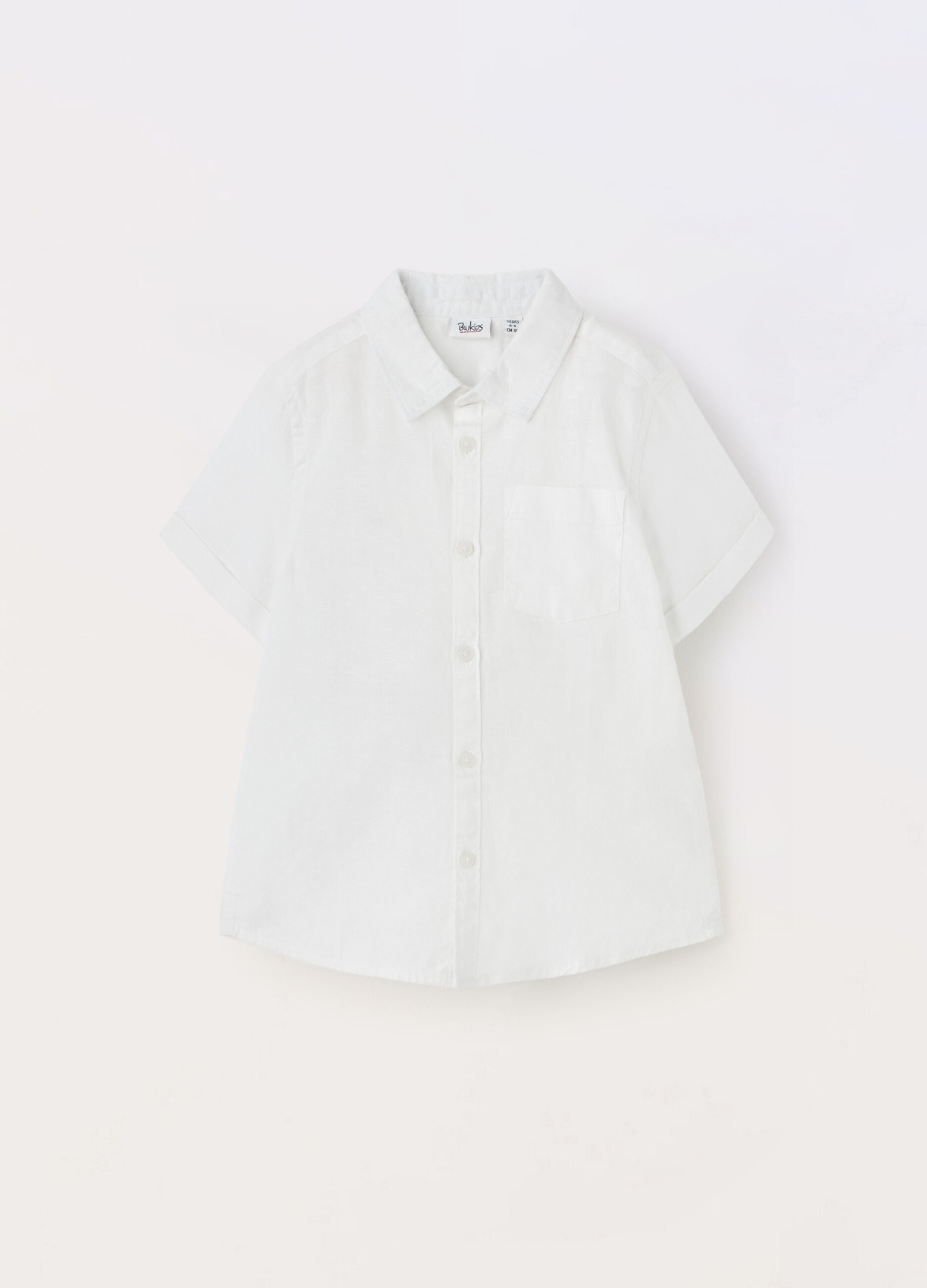 Camicia misto lino bambino_0