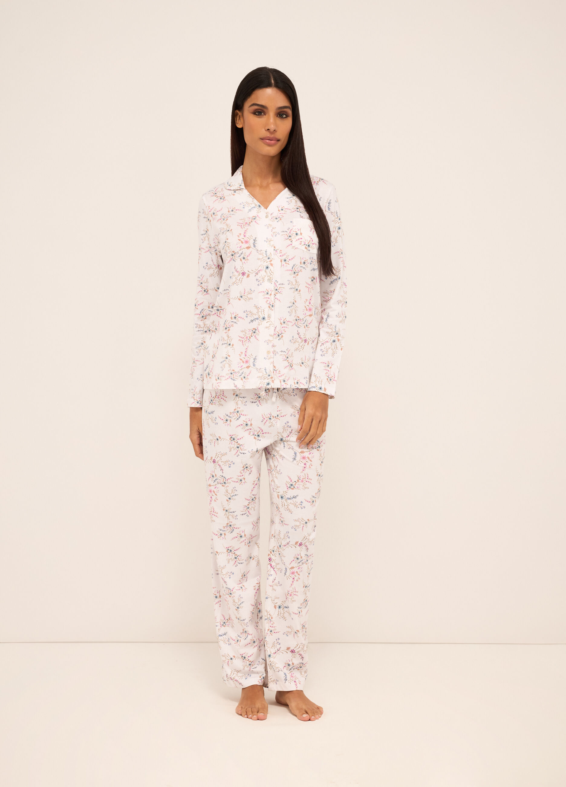 Set pigiama in puro cotone donna_0