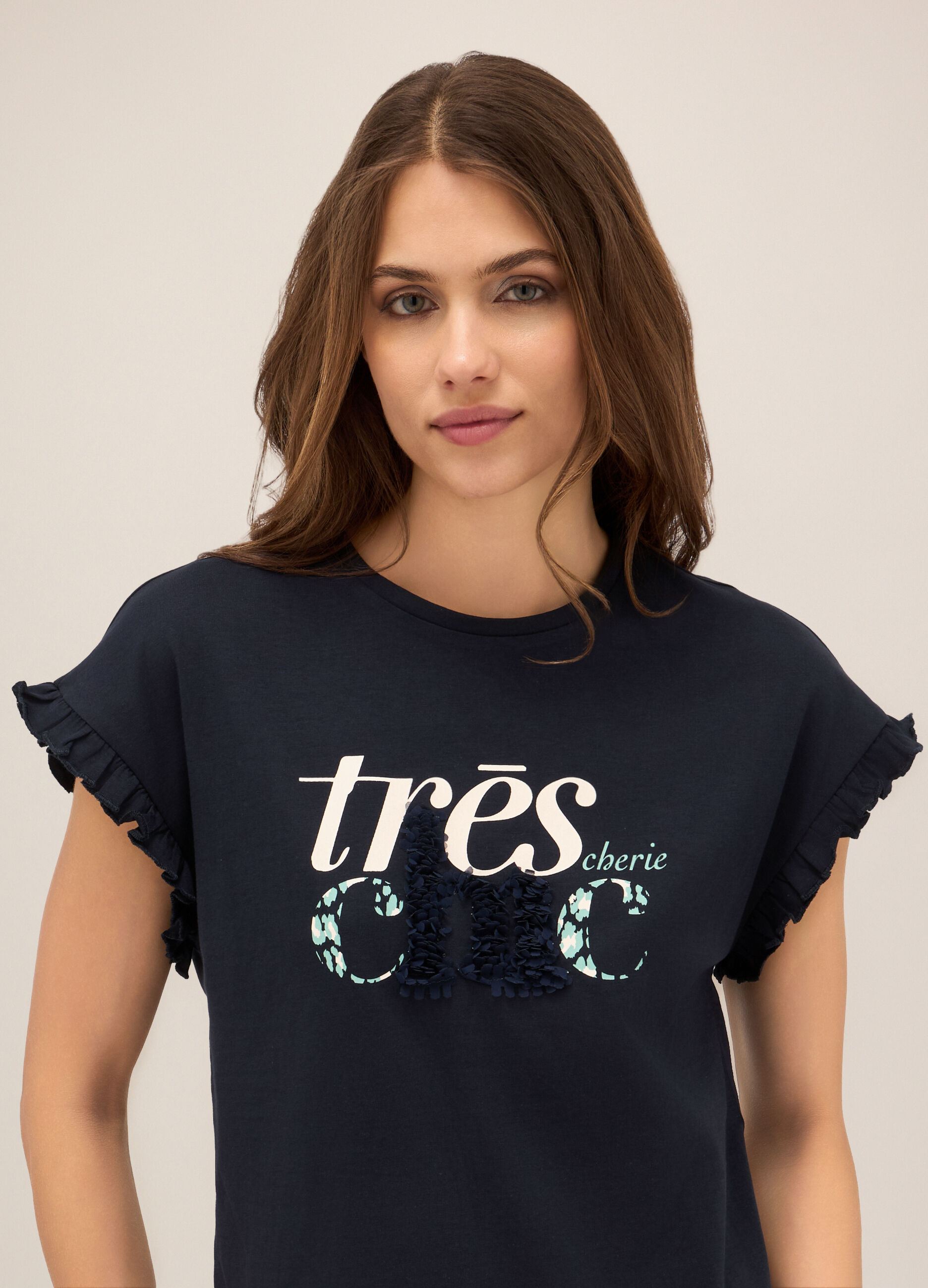 T-shirt in puro cotone donna_2