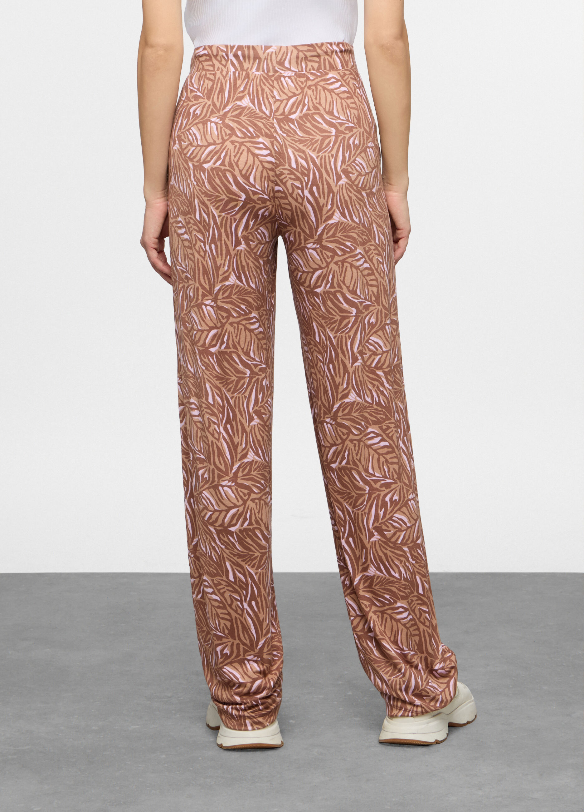 Jogger regular fit in viscosa stretch donna_1