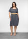 Abito corto girocollo in jersey di puro cotone donna curvy_0