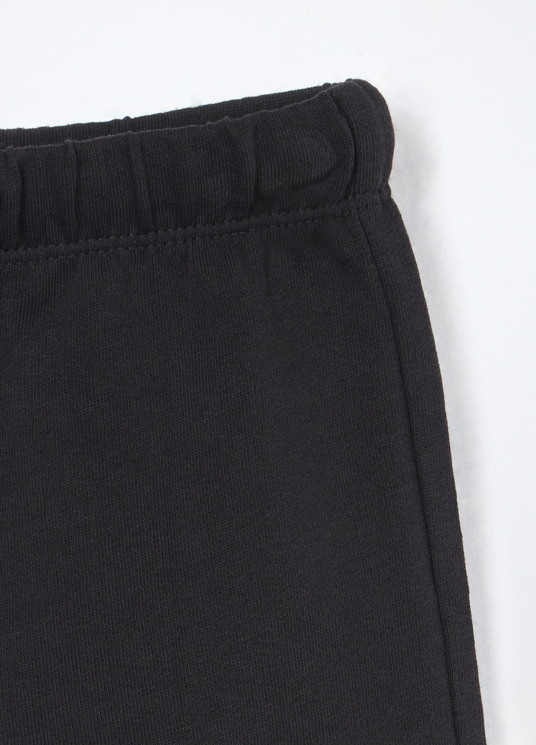 Jogger in french terry di puro cotone neonato_2