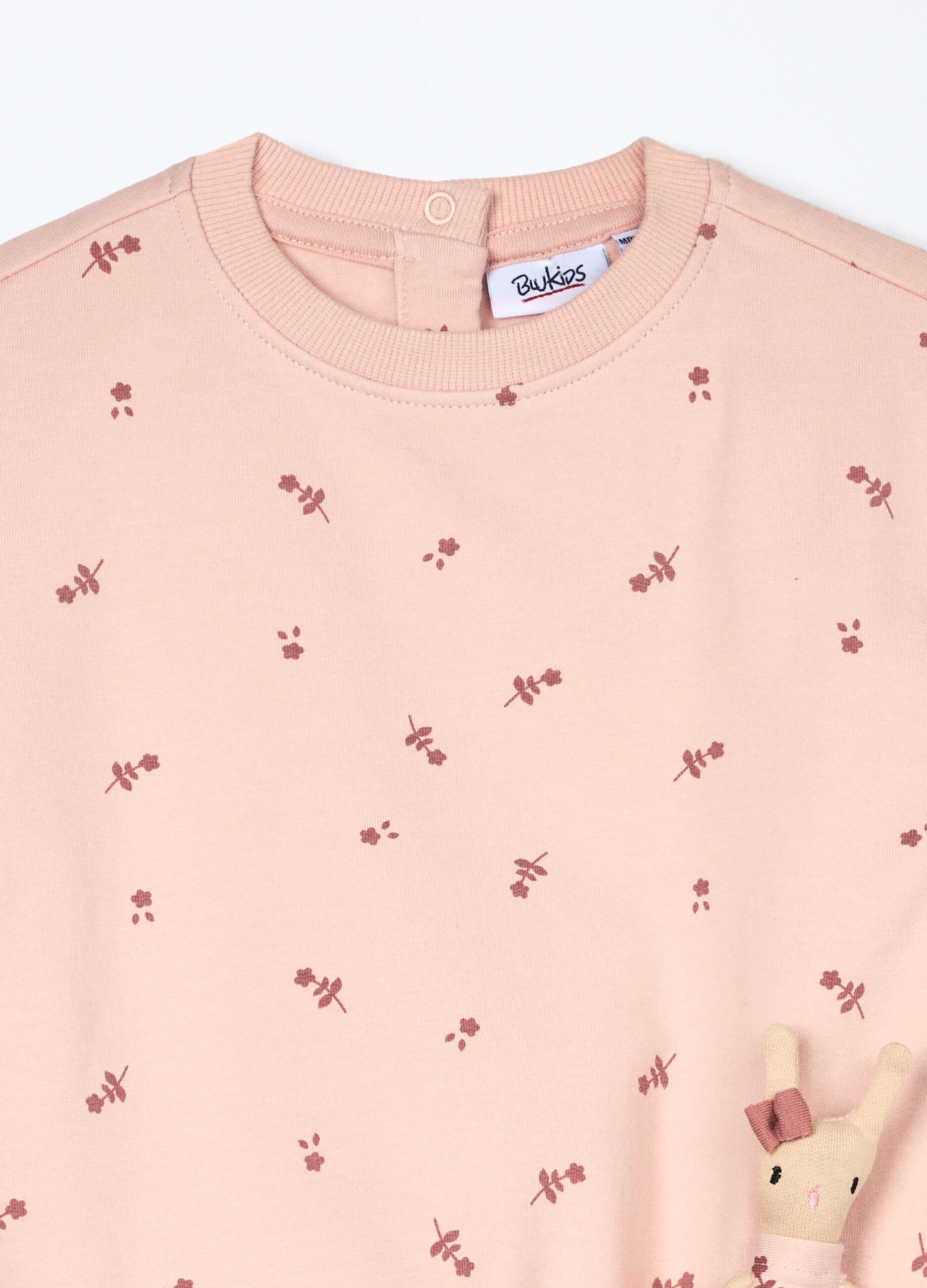 Jogging set in cotone fleece stretch neonata_2