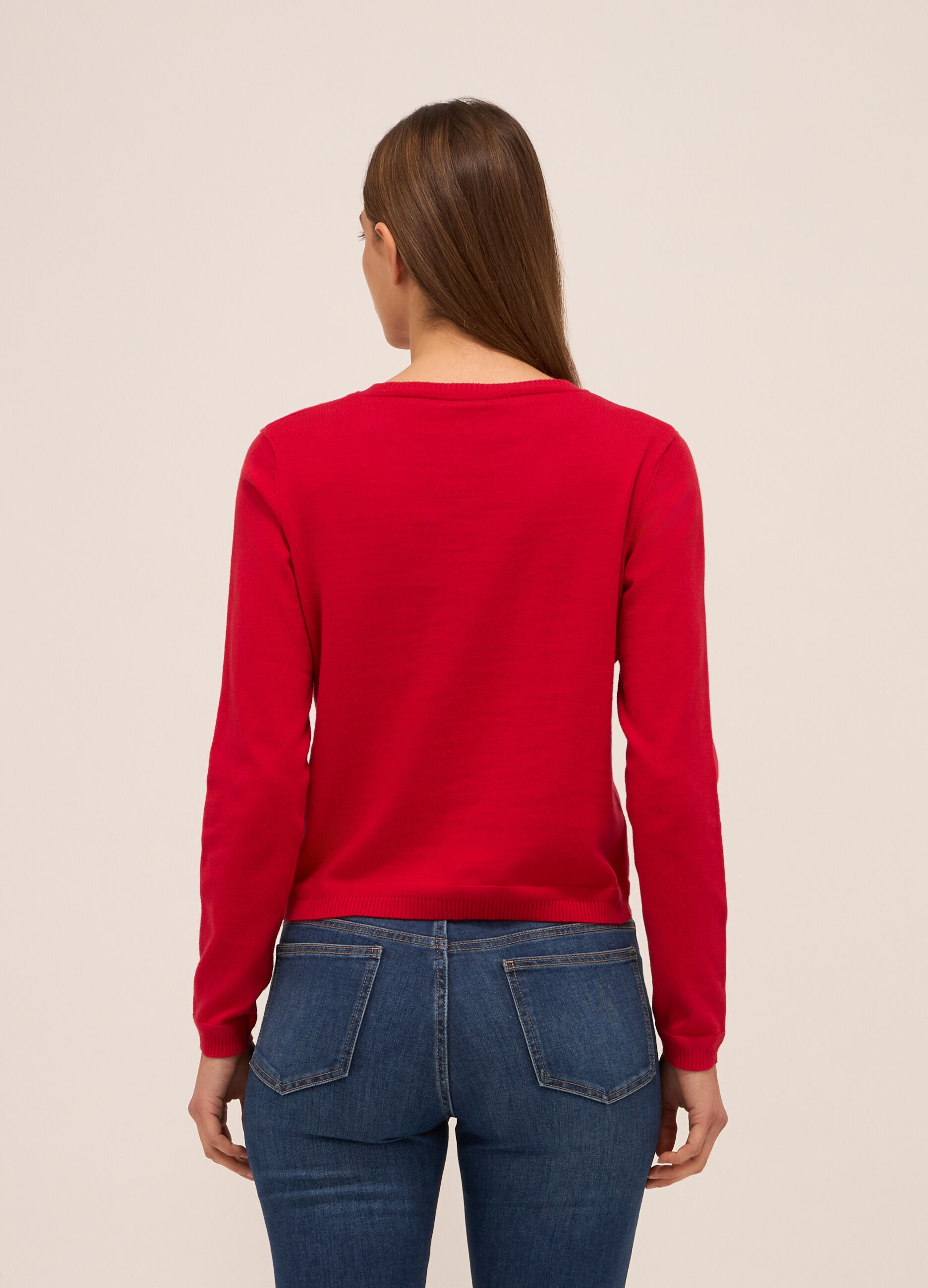 Cardigan tricot in puro cotone donna_1