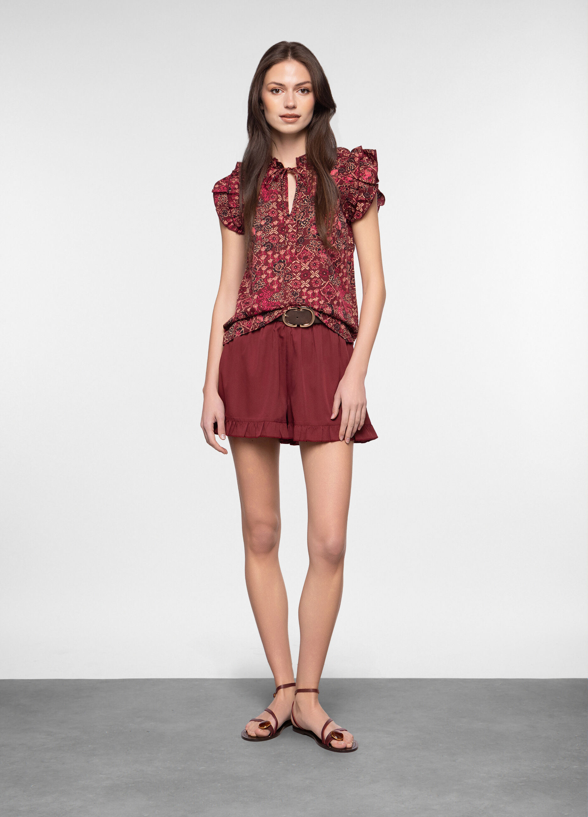 Shorts Fit Comfort in american cr&ecirc;pe donna_0
