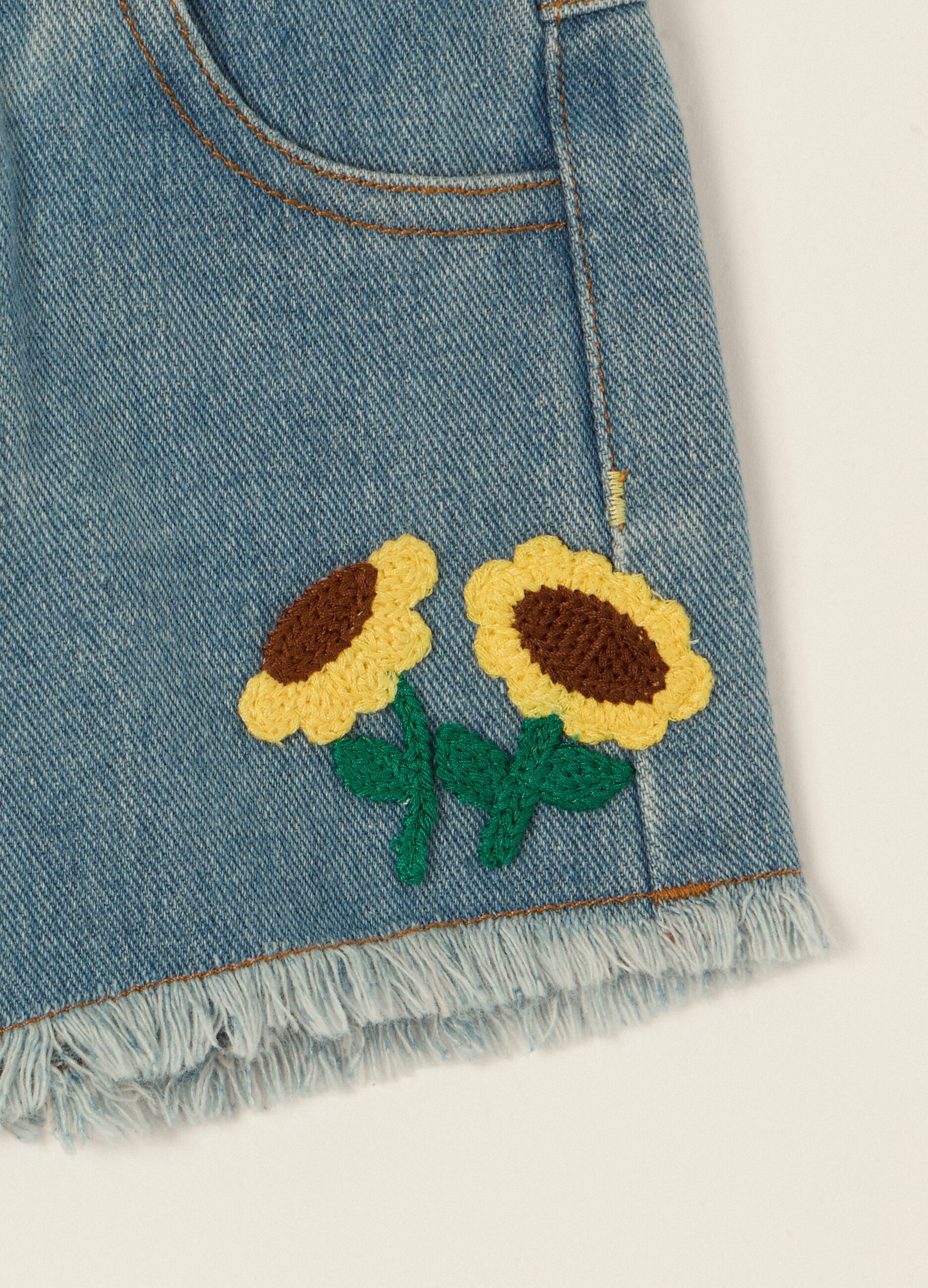 Shorts in viscosa misto cotone IANA_2