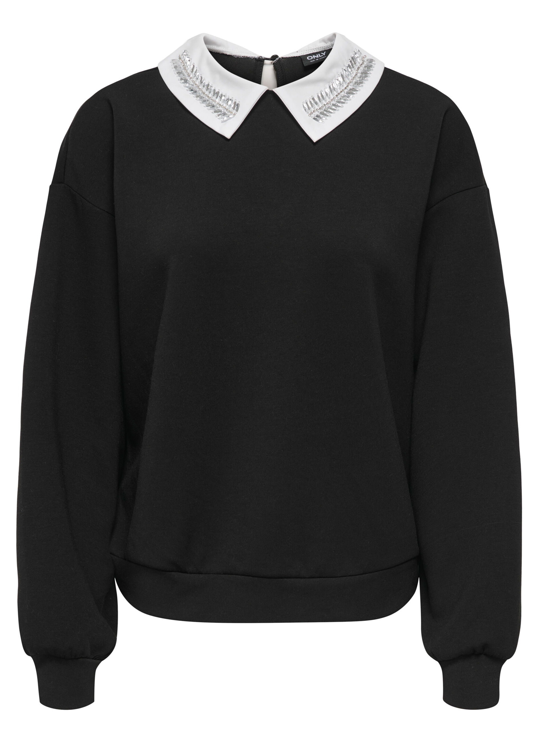 Felpa con inserto camicia donna_3