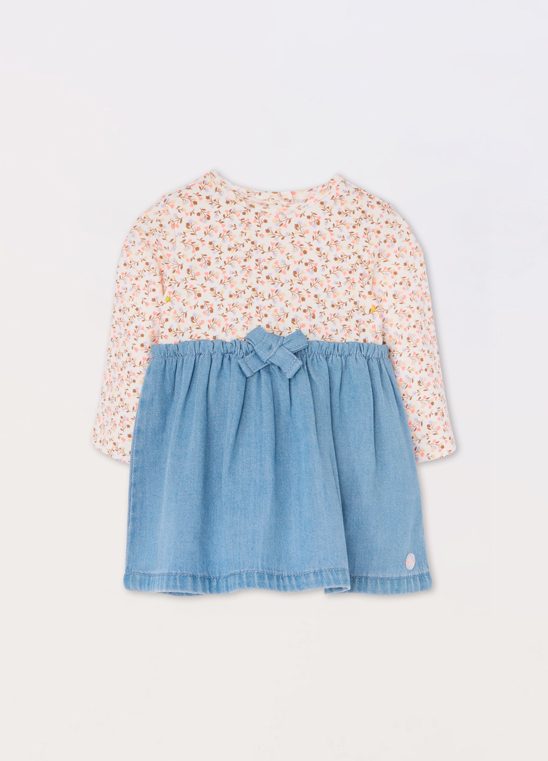 Vestito in cotone neonata