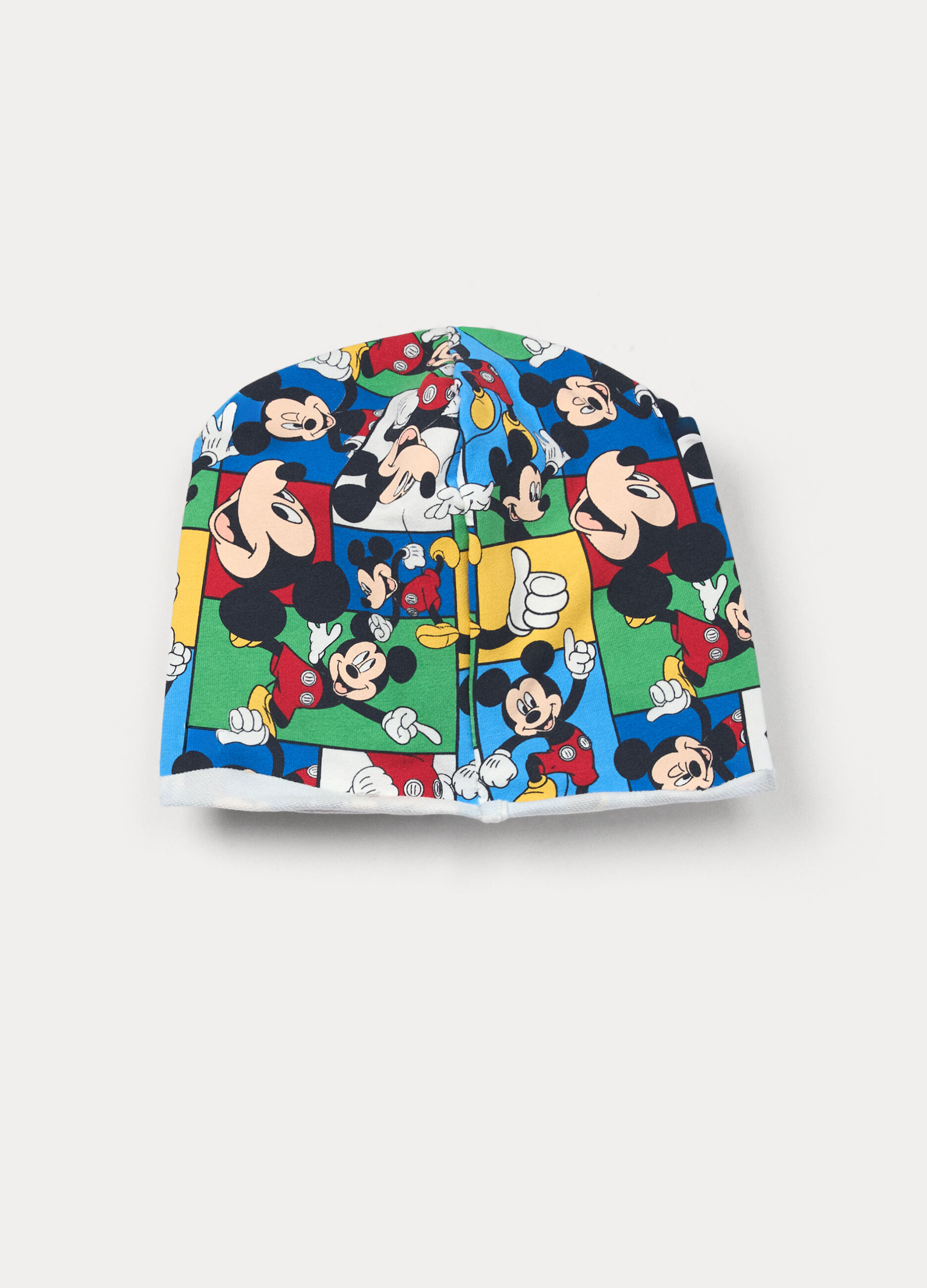 Berretto Disney in french terry di cotone stretch neonato_1