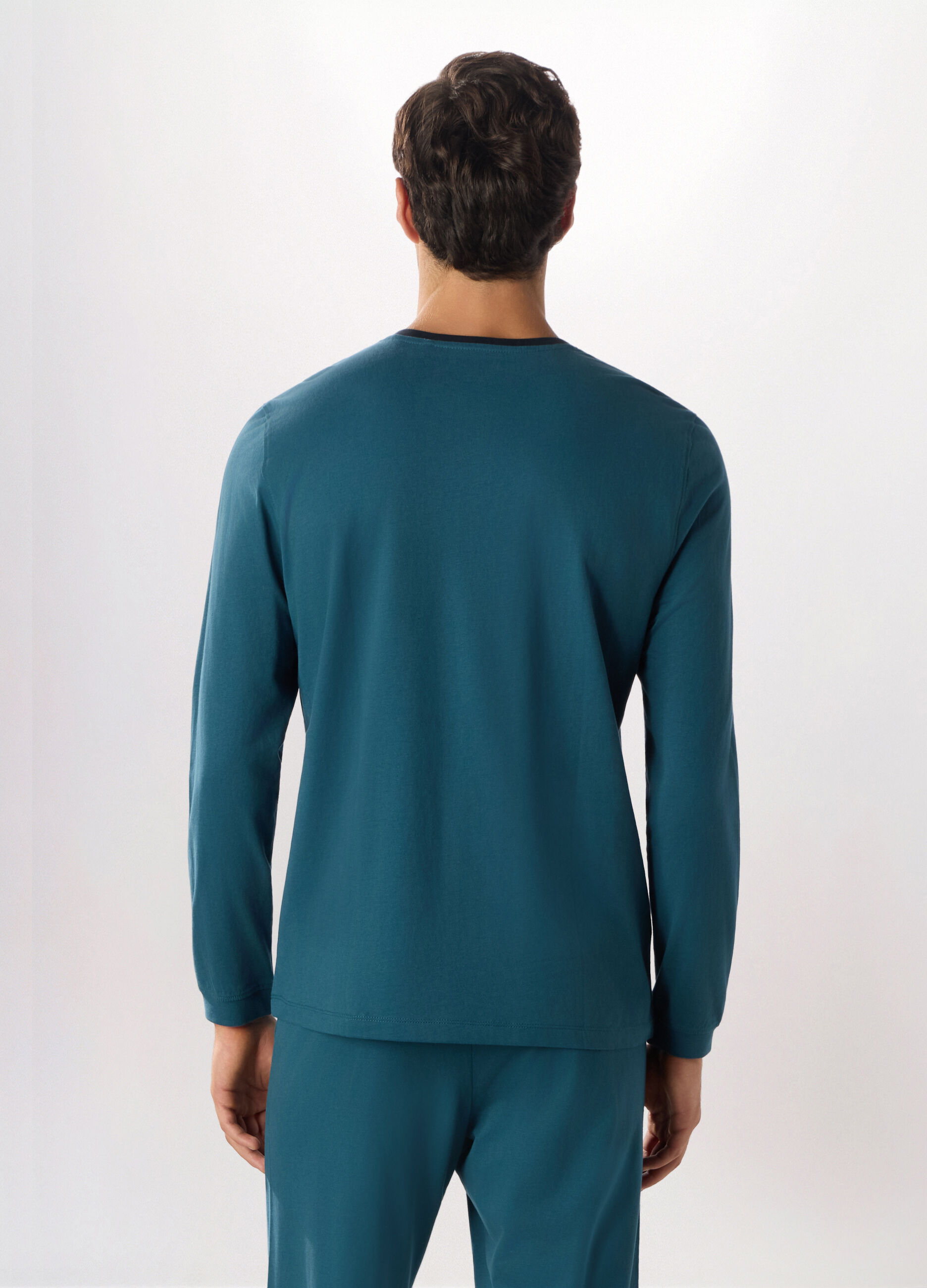 Maglietta intima girocollo in puro cotone uomo_1