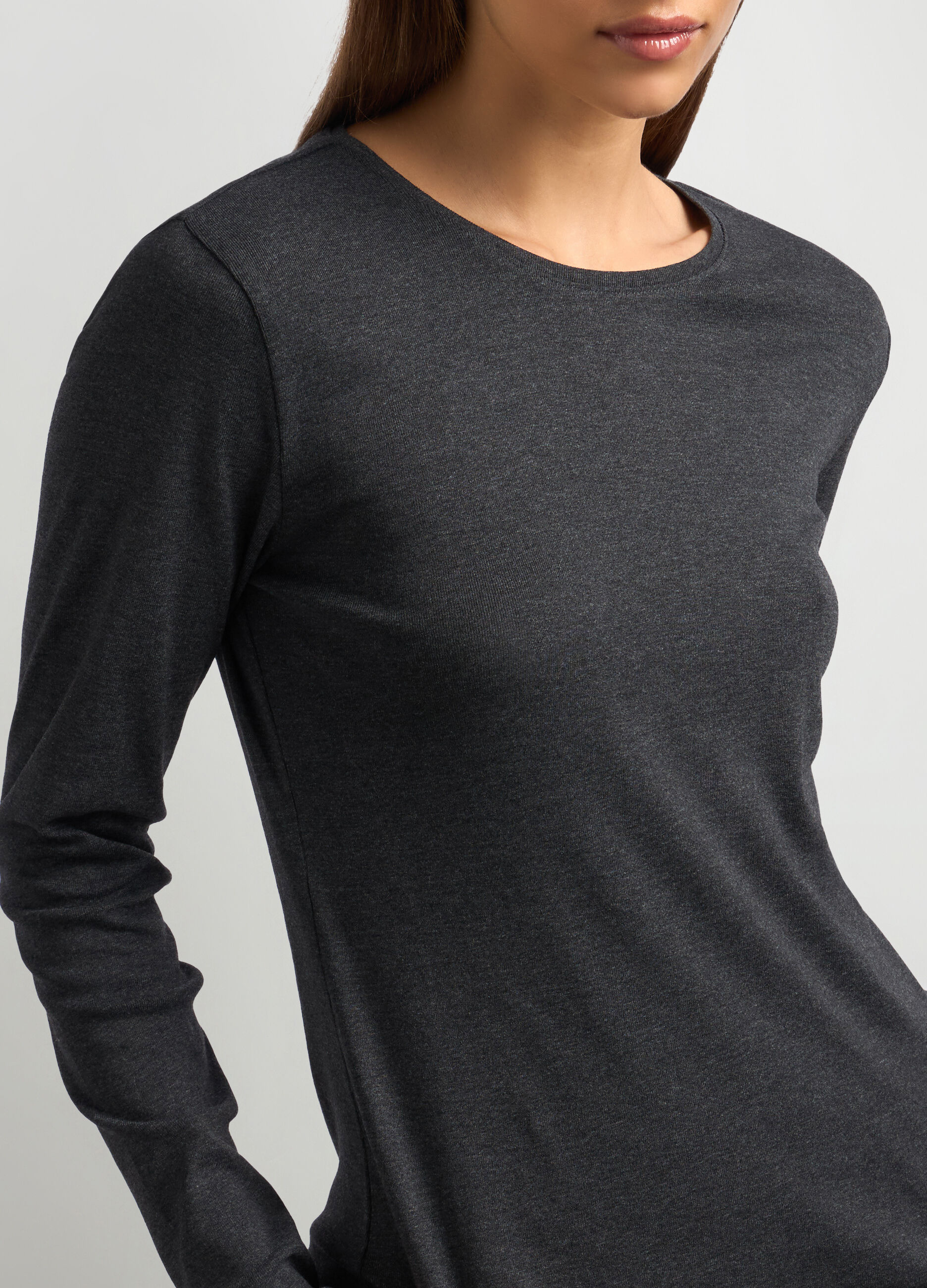 T-shirt in misto cotone mélange donna_2