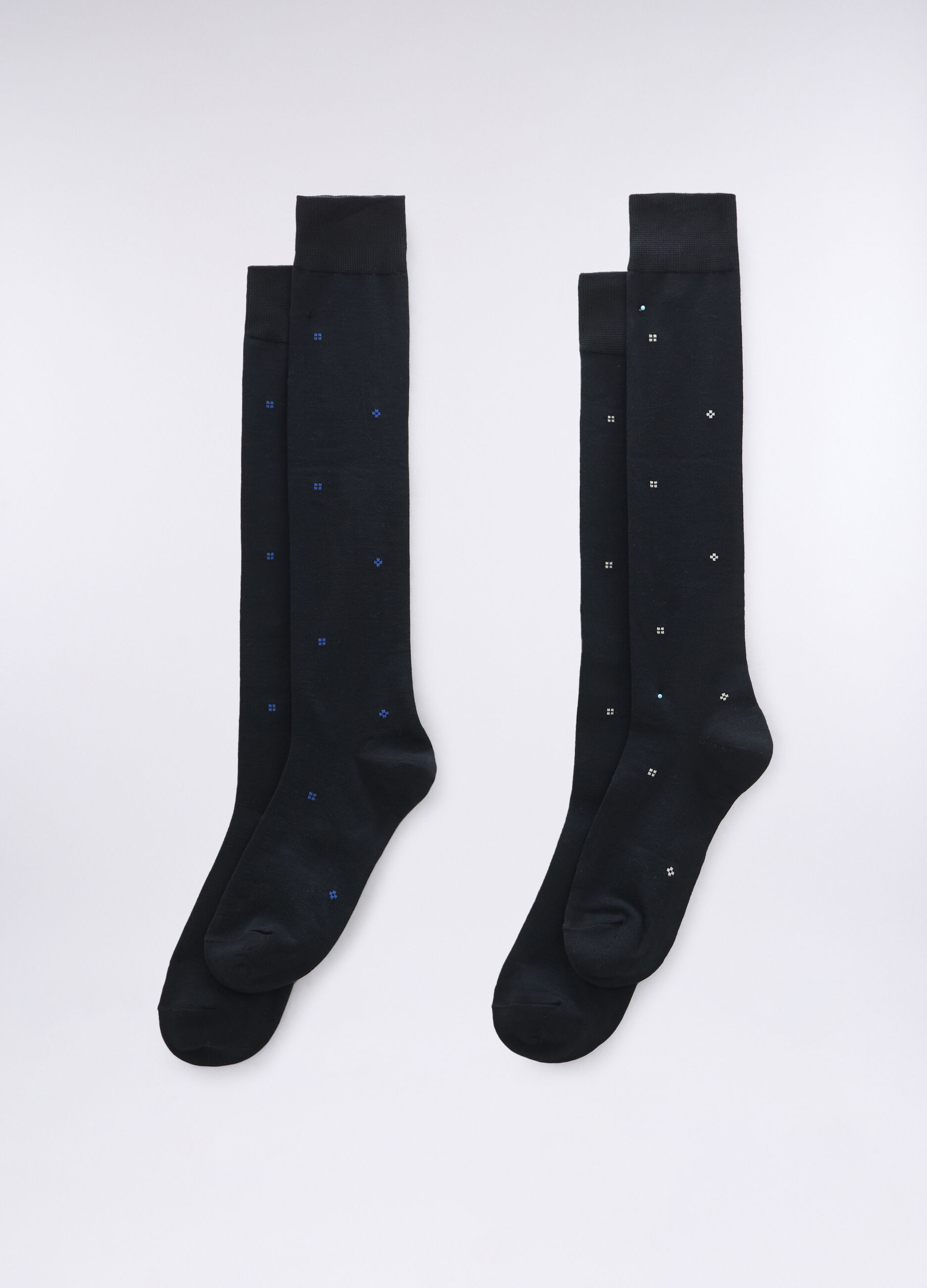 2 pack calze lunghe in cotone stretch uomo_0