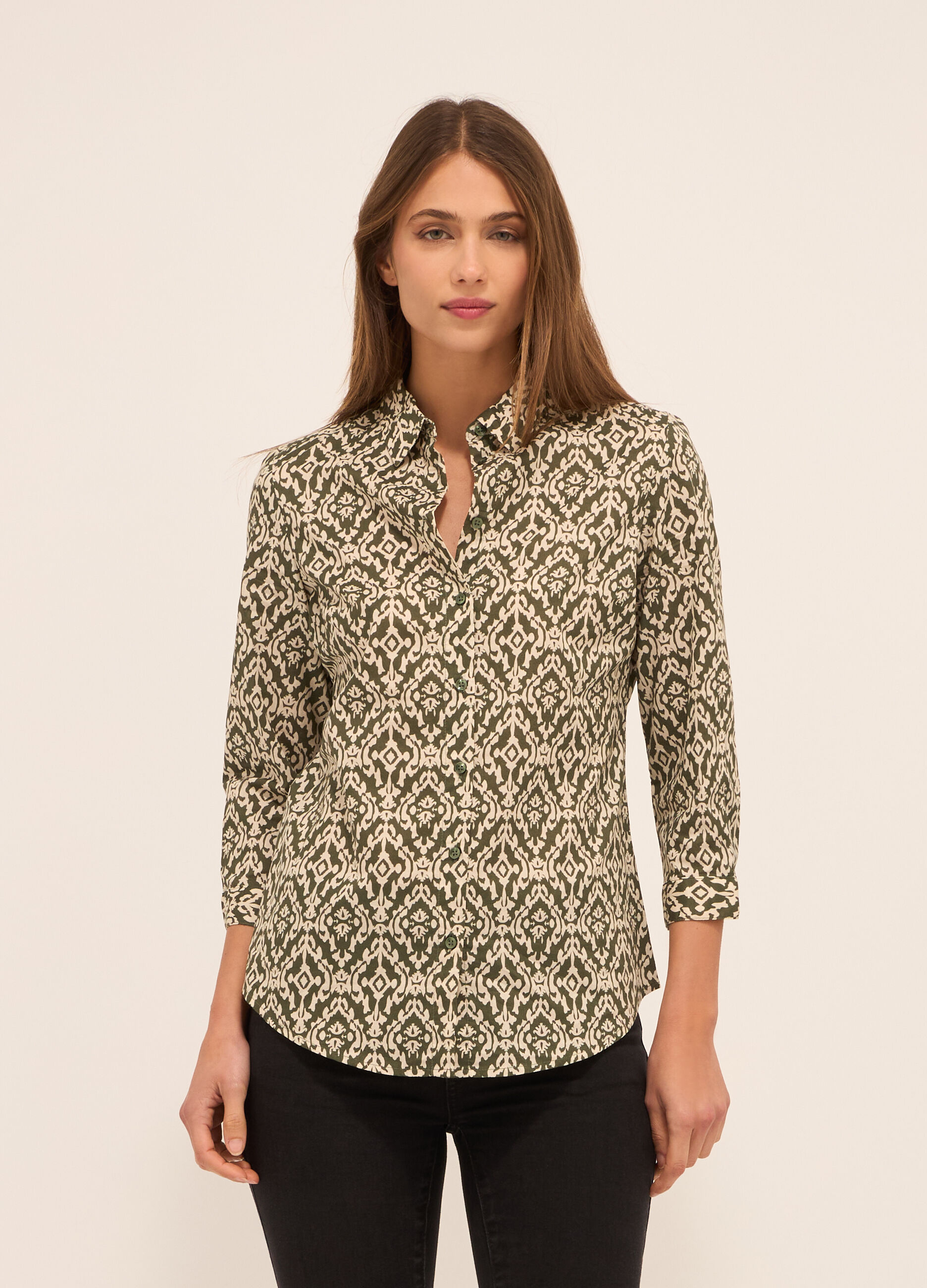 Camicia in puro cotone donna_0