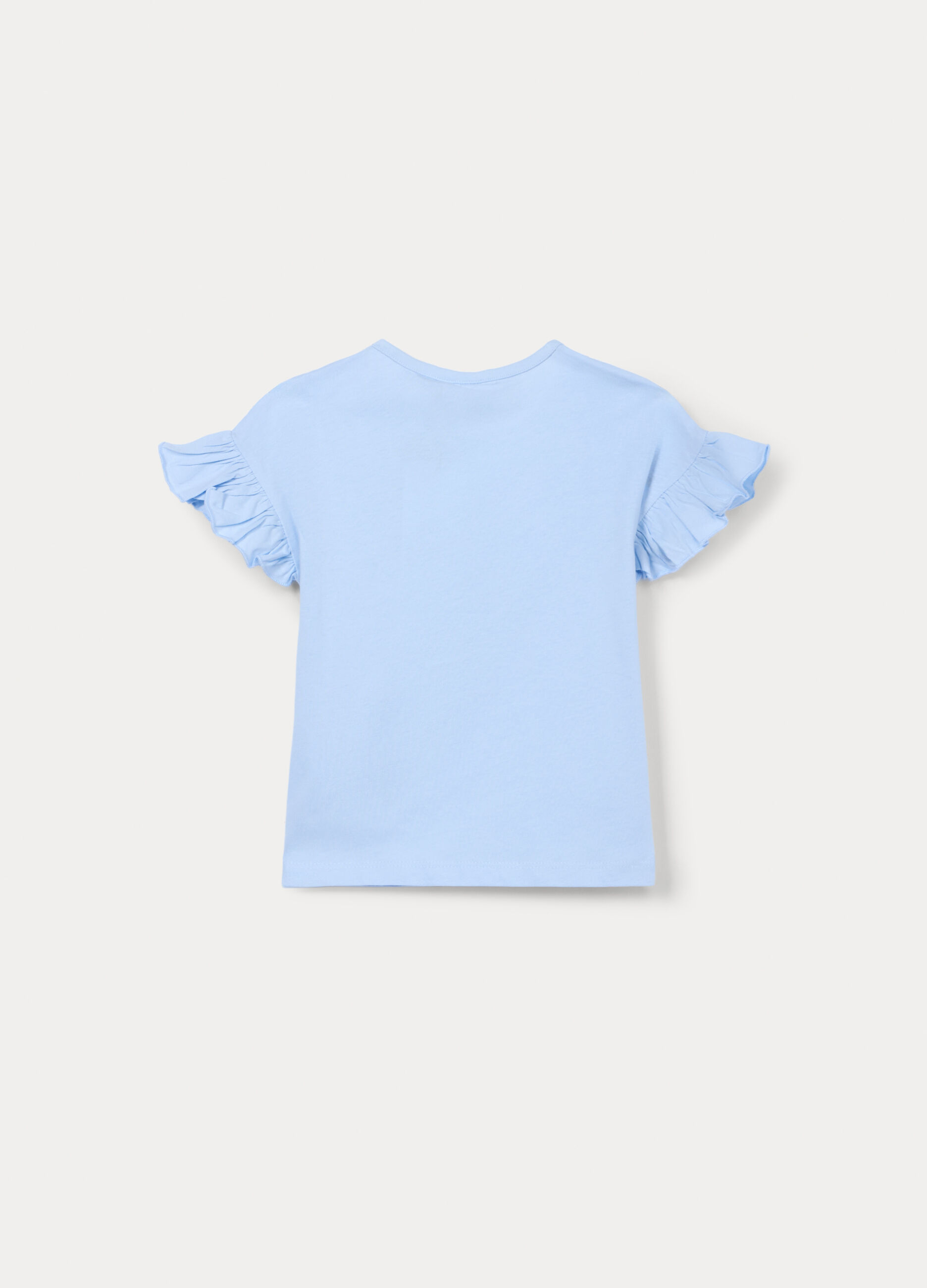 T-shirt in jersey di puro cotone bambina_1