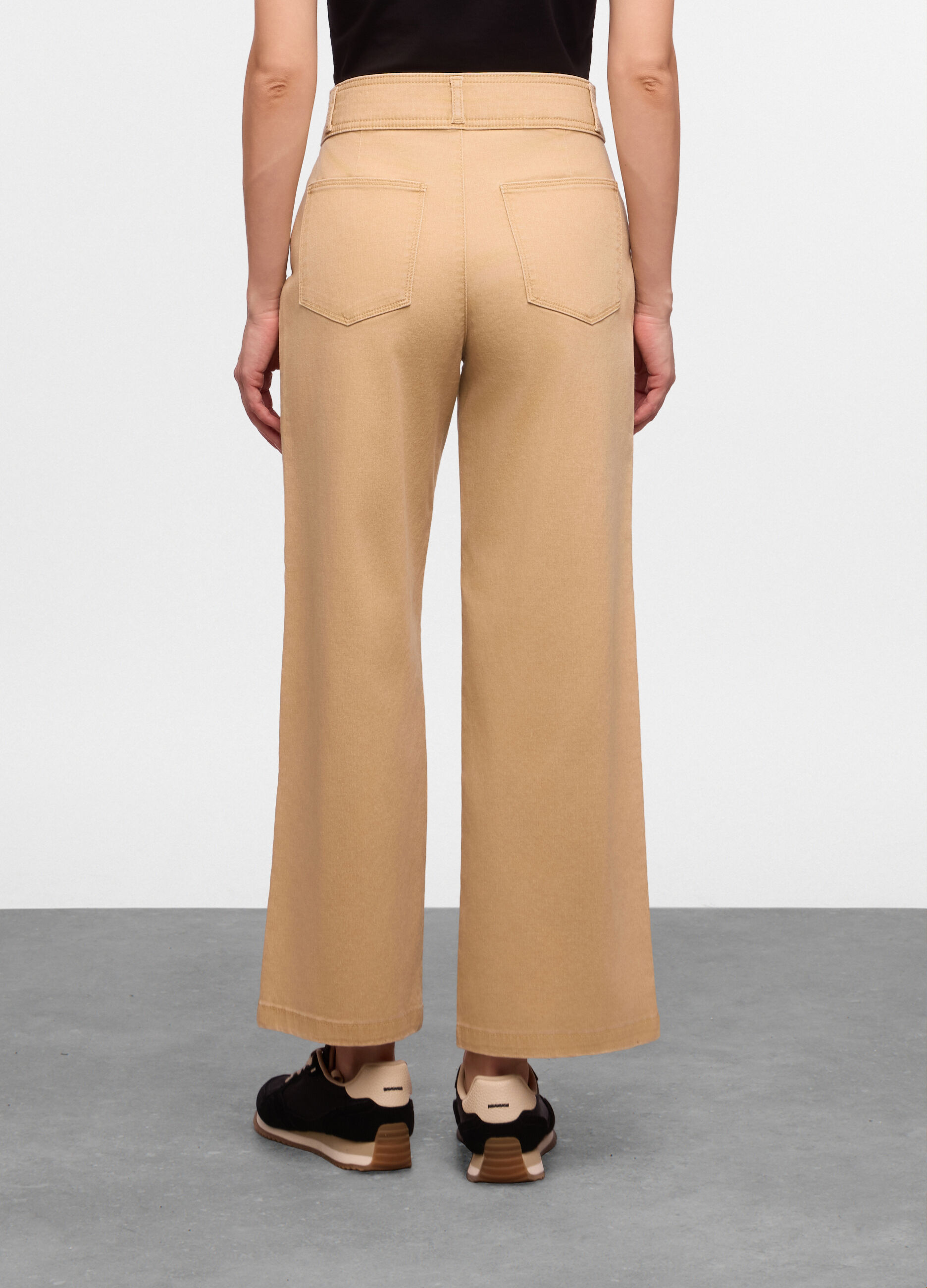 5 Tasche fit Culotte in cotone trattato donna_2